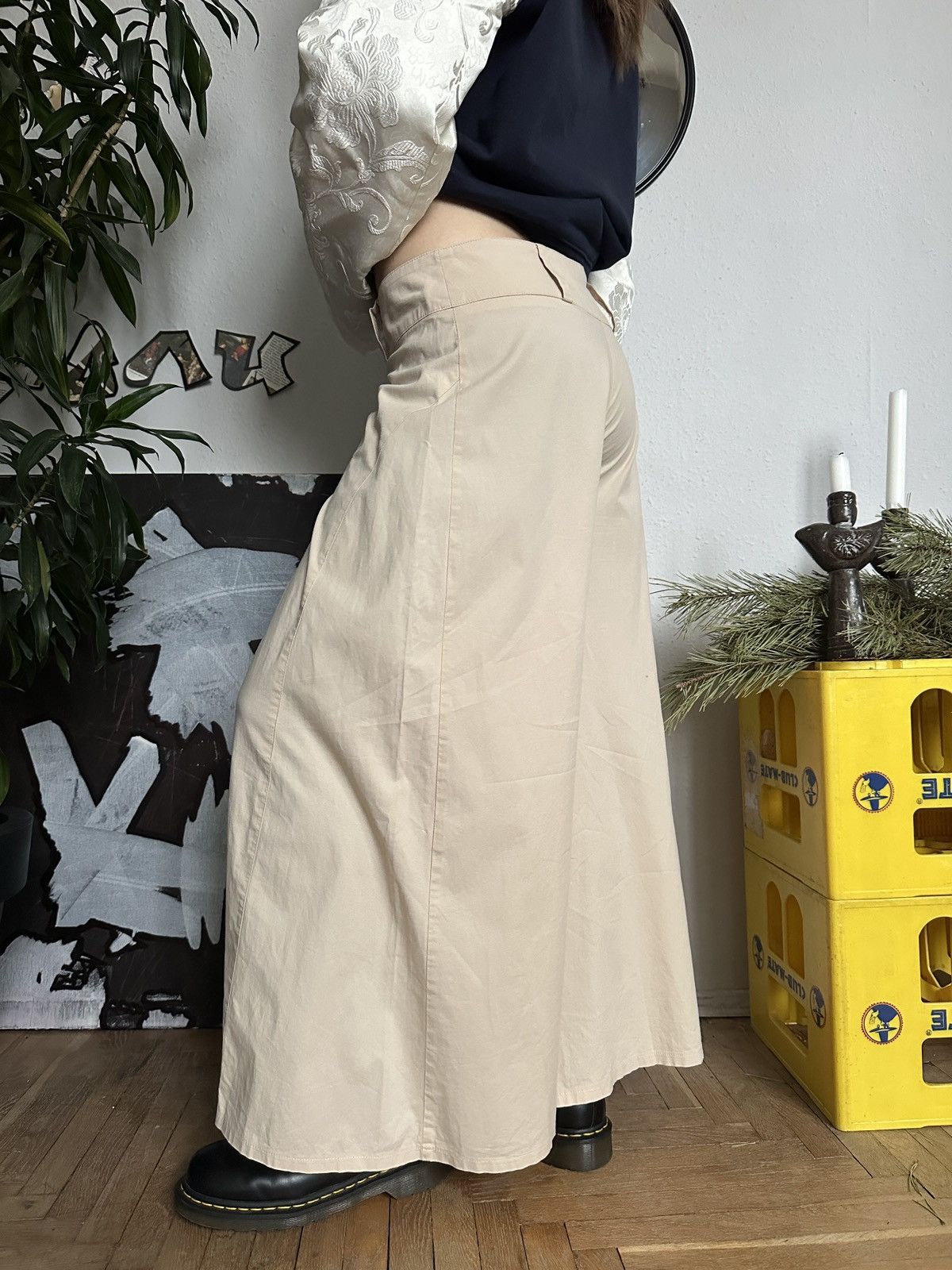 20471120 × Seditionaries Vintage Extra Flared Pants Parahcute Y2K Size 30" / US 8 / IT 44 - 2 Thumbnail