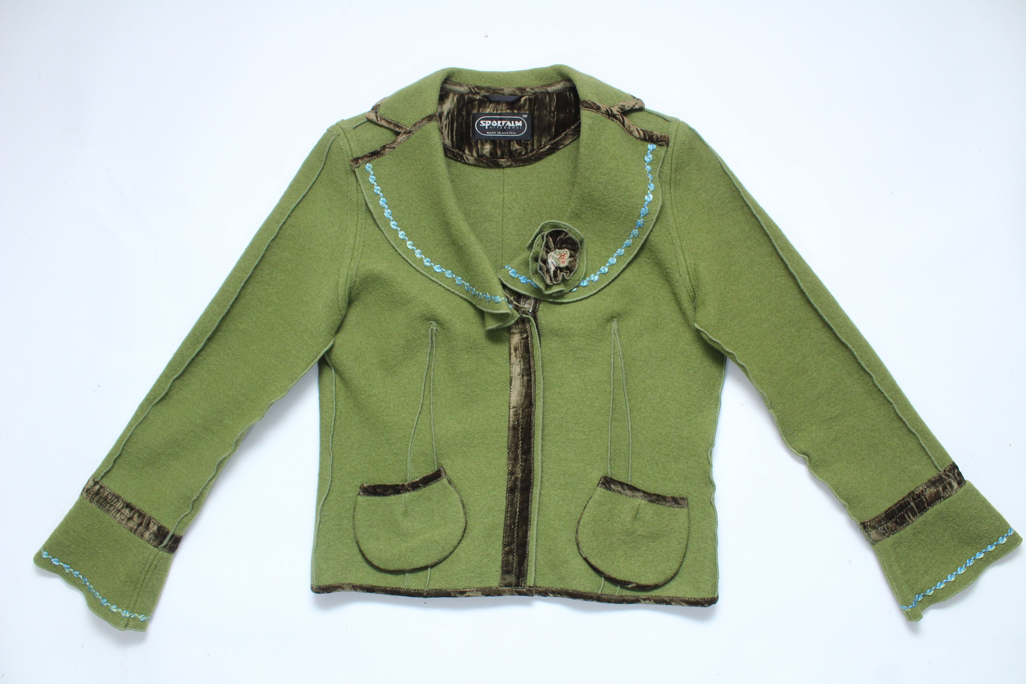 Sportalm Kitzbuhel Sportalm Jacket Blazer Wool Size 38 Hype Rare Vintage Size M / US 6-8 / IT 42-44 - 3 Thumbnail