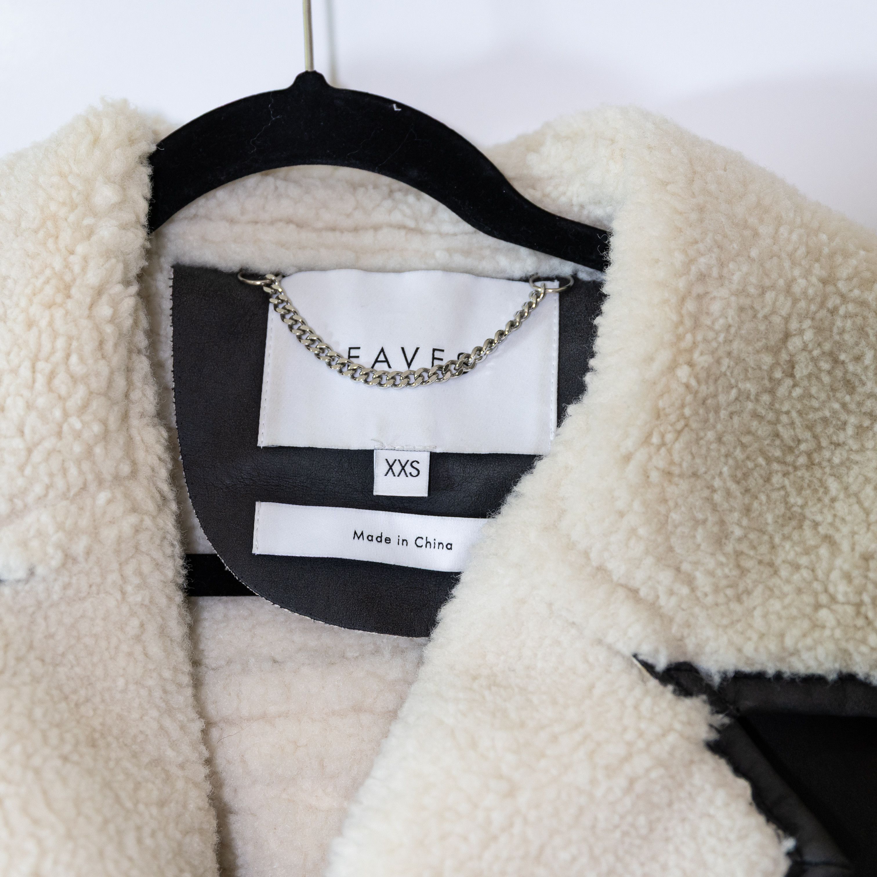 Other Eaves Leon Faux Leather Shearling Lined Size XXS / US 00 / IT 34 - 2 Thumbnail
