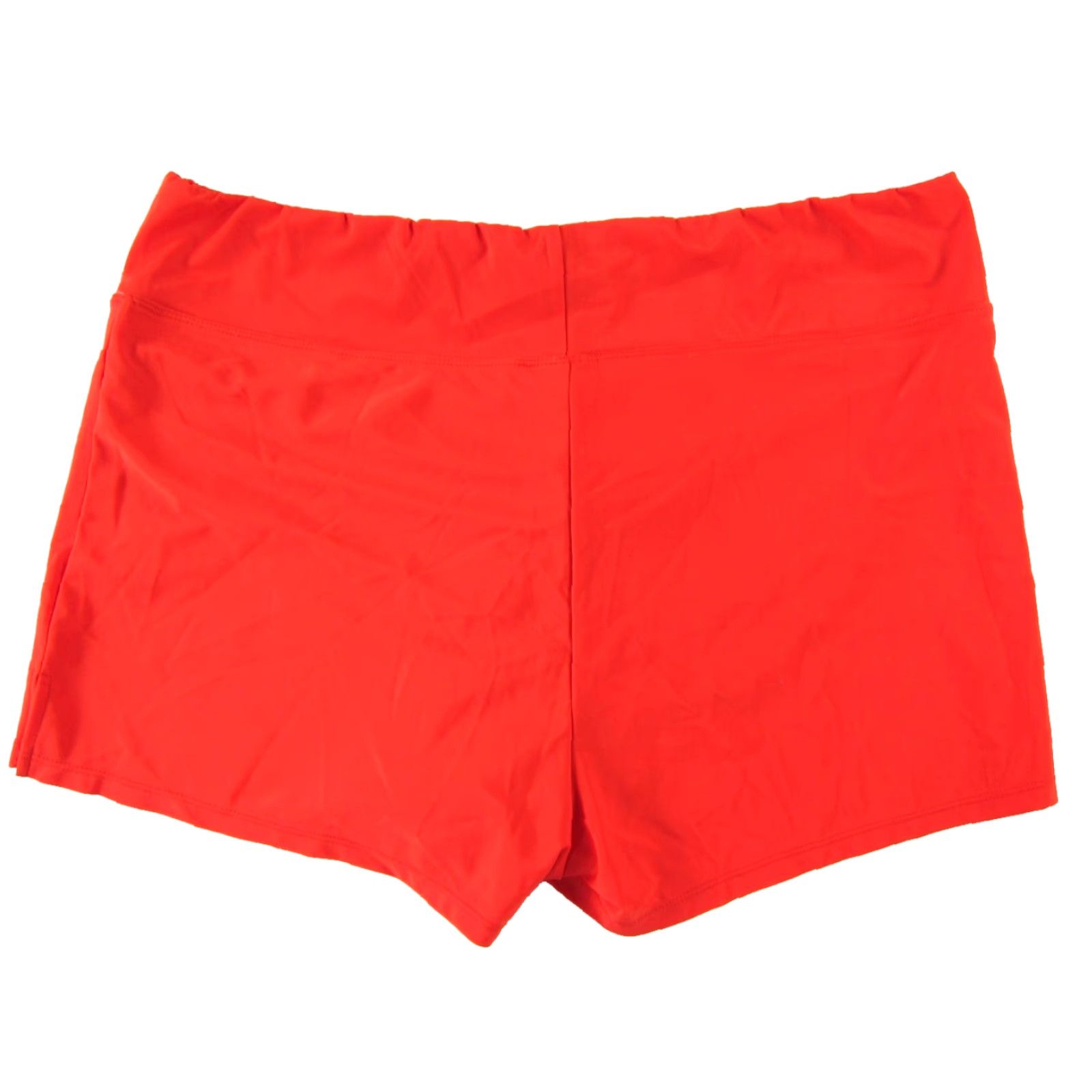 Catalina NWT Catalina Swimwear Orange Sizzle Lined Solid Tricot Swim Short Women 1X-16 Size 40" / US 18 - 2 Thumbnail