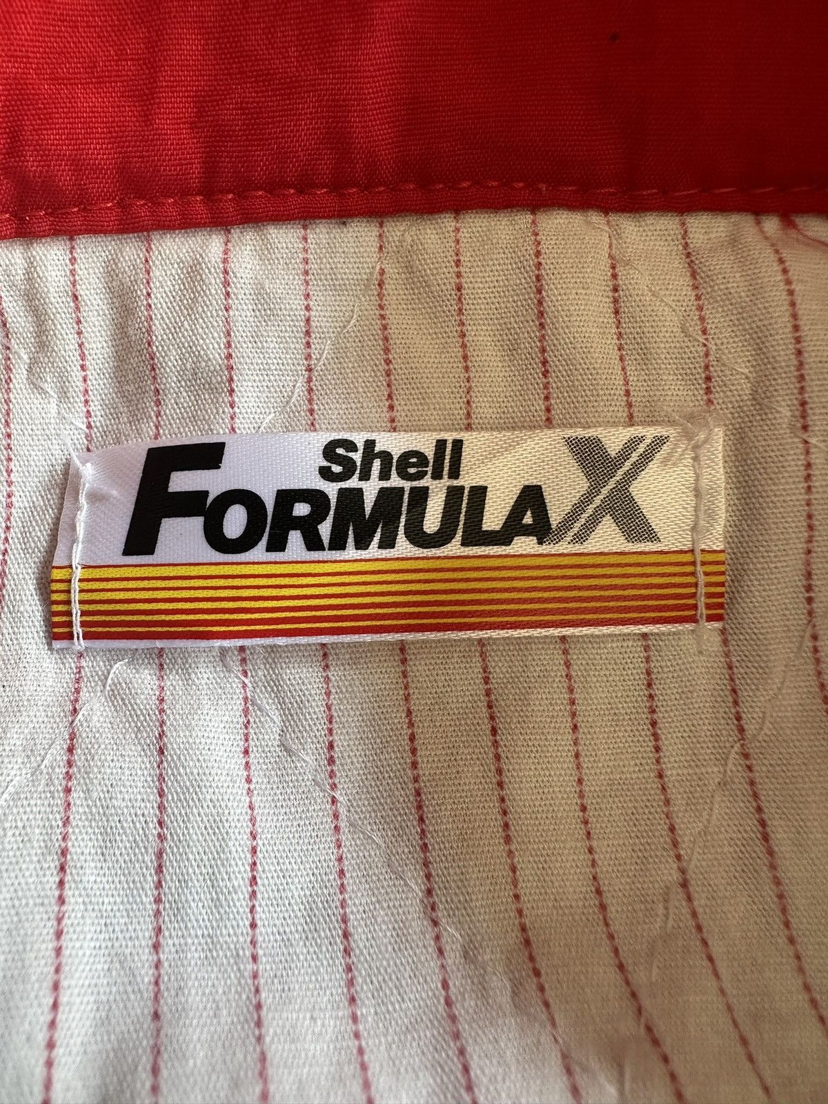Vintage 80's vintage SHELL Formula X promo bomber jacket Size US L / EU 52-54 / 3 - 13 Thumbnail