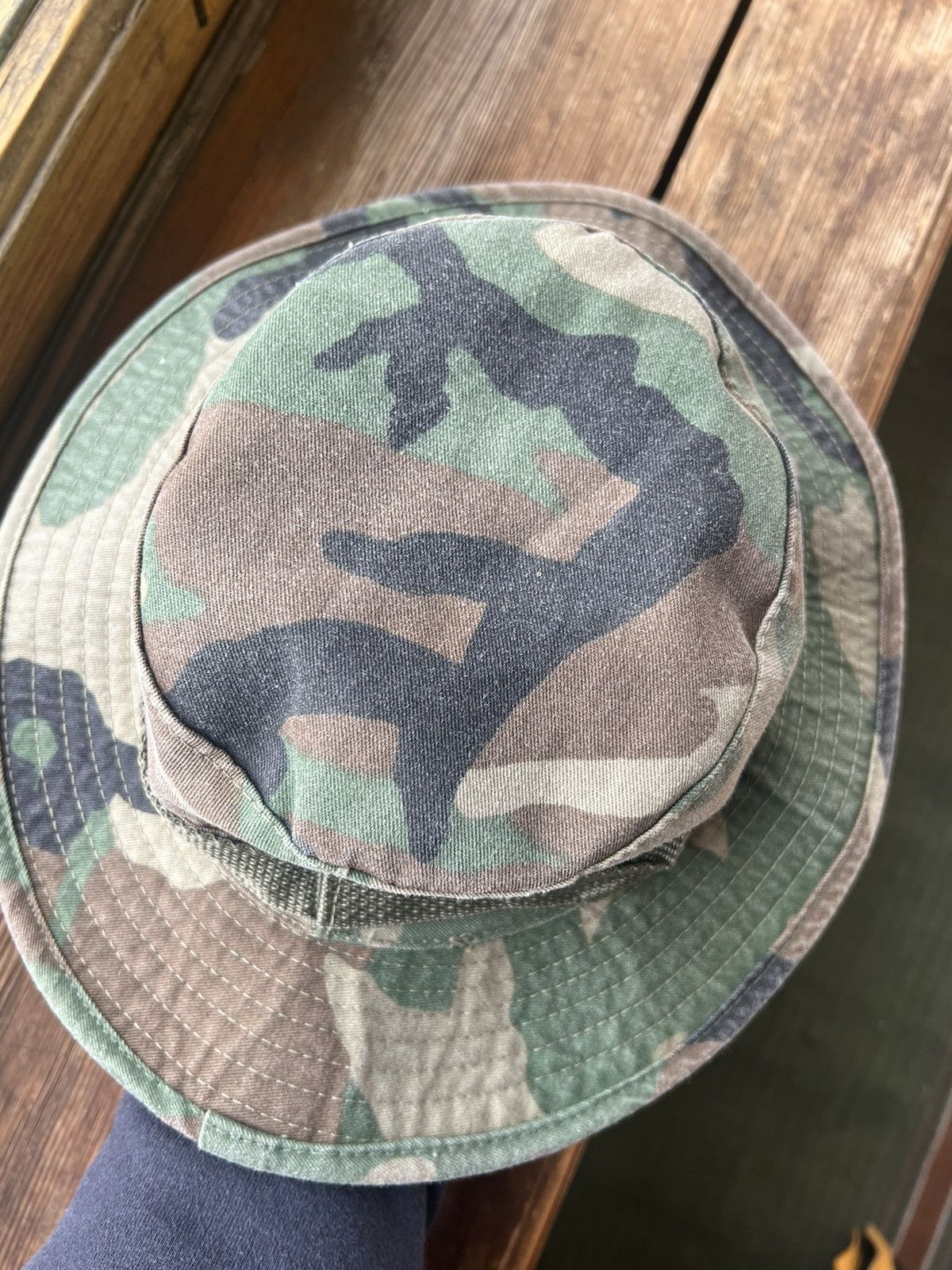 Vintage Vintage German Military Distressed Mil Tec Panama Hat Y2K Size ONE SIZE - 10 Thumbnail