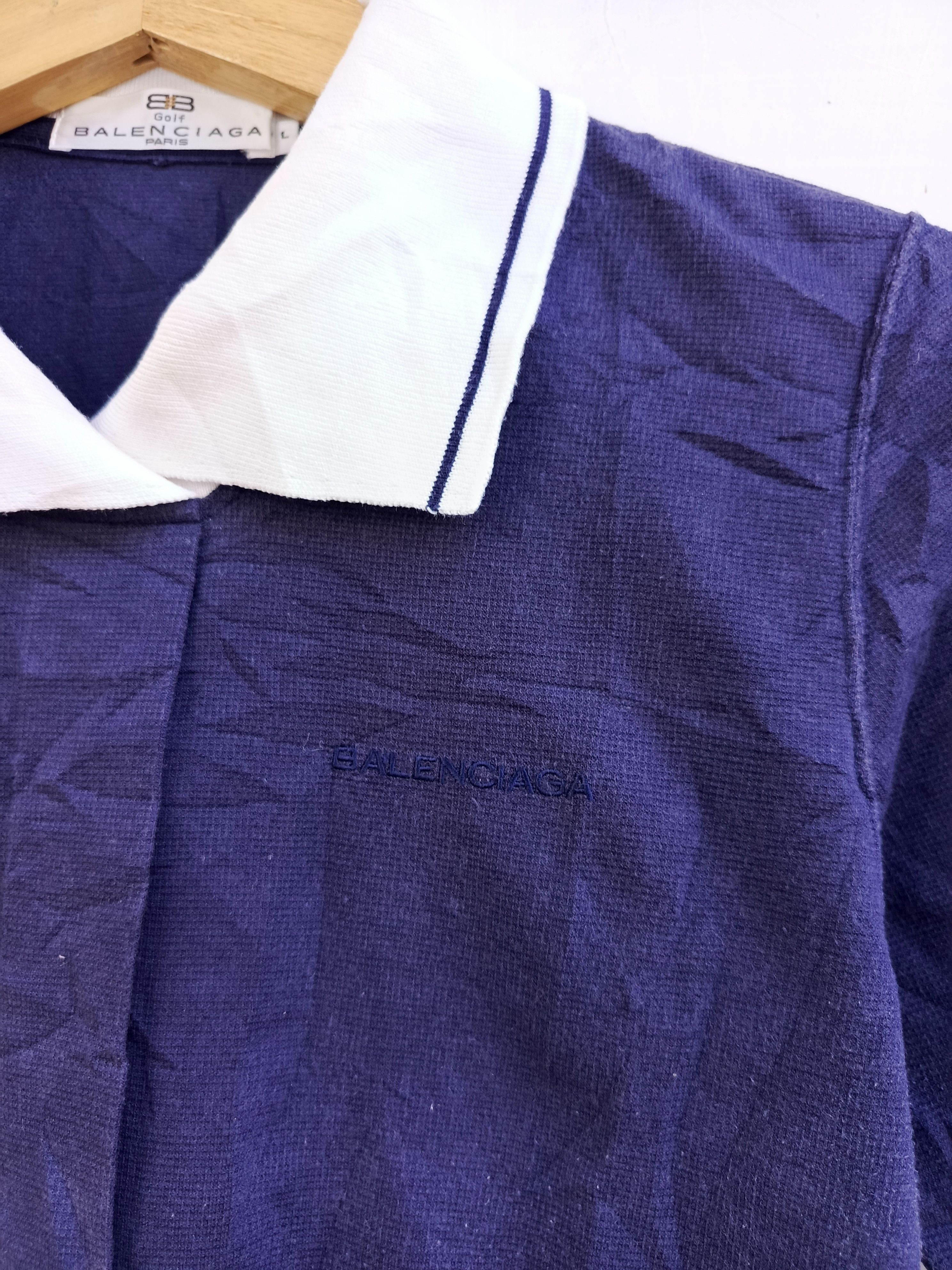 Balenciaga Balenciaga Paris golf shirt Size L / US 10 / IT 46 - 4 Thumbnail