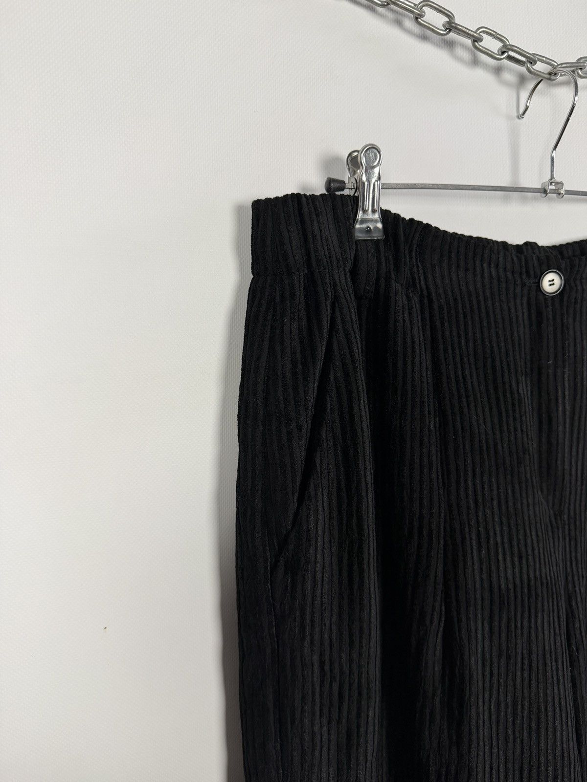 Annette Gortz Annette Gortz Viscose Crinkled Velvet Effect Pants Wide Leg Size 30" / US 8 / IT 44 - 7 Thumbnail