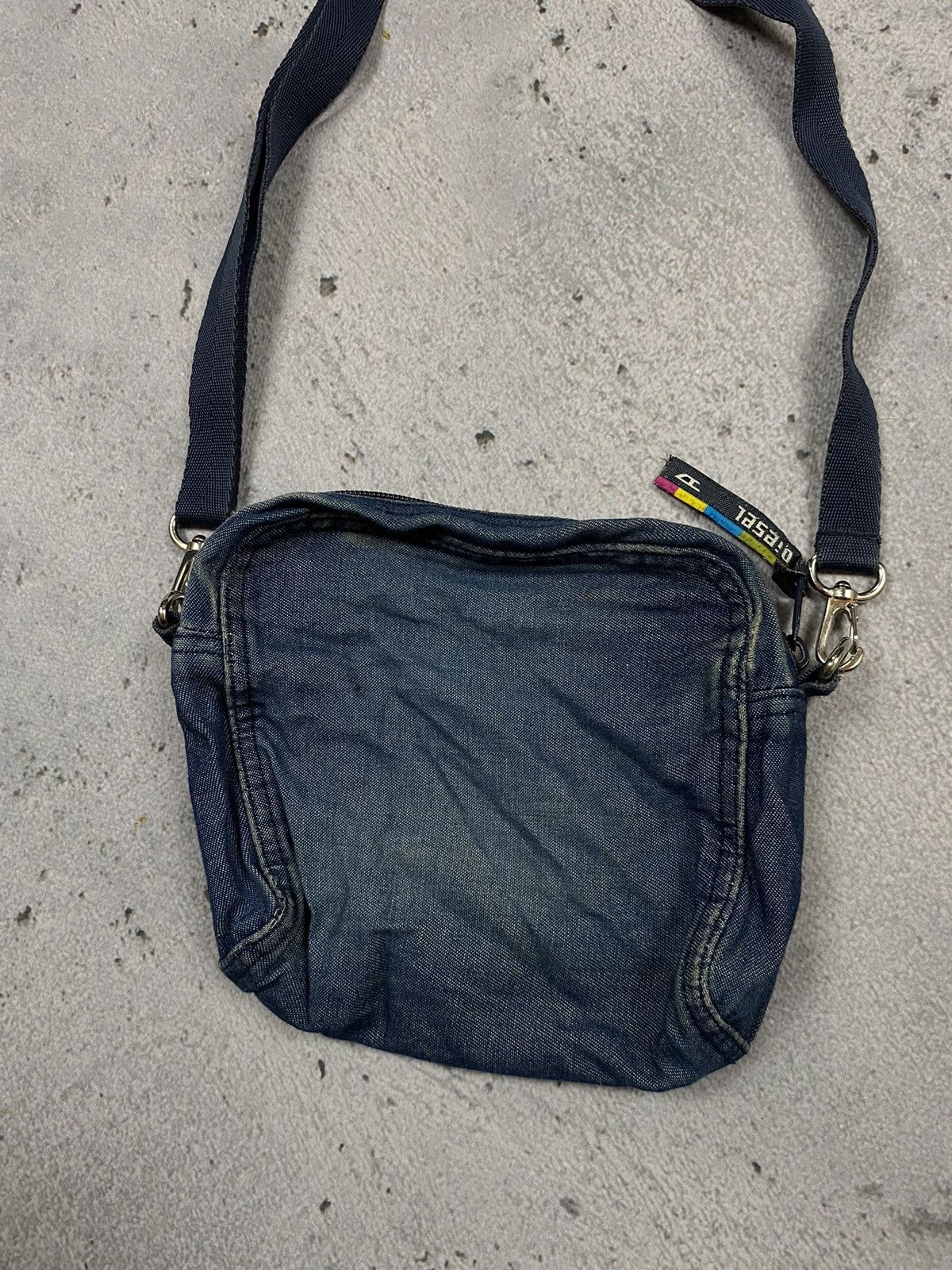 Diesel Diesel denim jeans 2000s 90s bag crossbody messenger bag Size ONE SIZE - 3 Thumbnail
