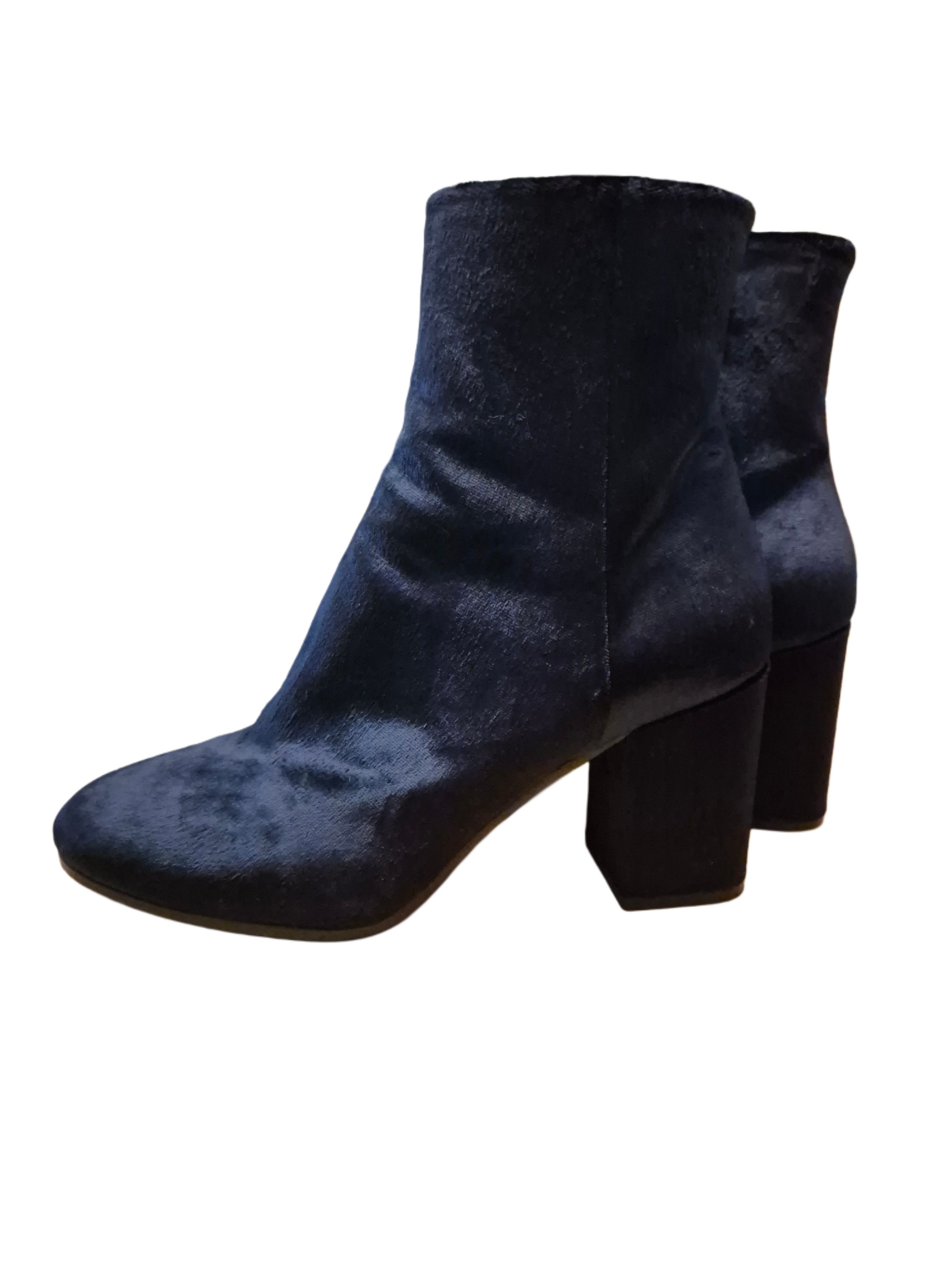 Balenciaga Balenciaga boots Stiefeletten Samt navyblue opium archive Size US 6.5 / IT 36.5 - 4 Thumbnail