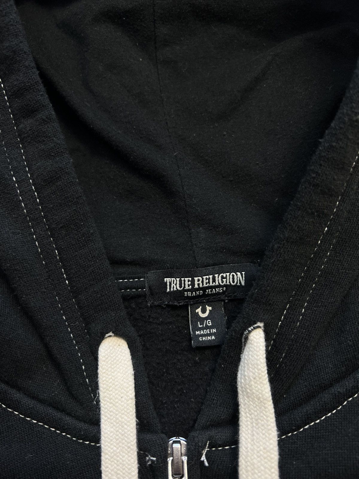 Japanese Brand Vintage True Religion Y2K zip hoodie Size US L / EU 52-54 / 3 - 7 Thumbnail