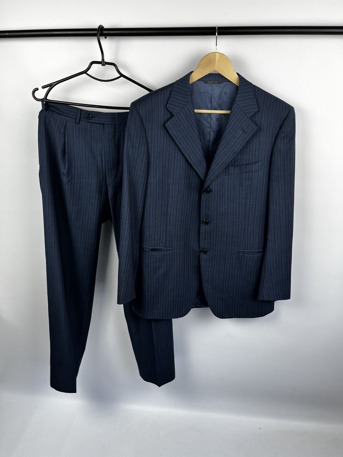Lanvin LANVIN Paris mens suit france 🇫🇷 size 52 rare Size 50R - 4 Thumbnail