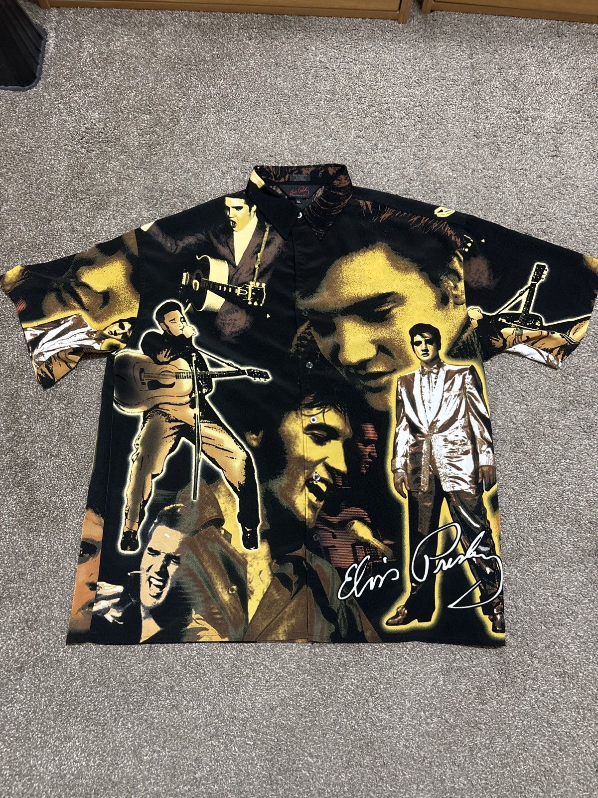 Vintage Vintage Elvis Presley button up Size US XL / EU 56 / 4 - 1 Thumbnail