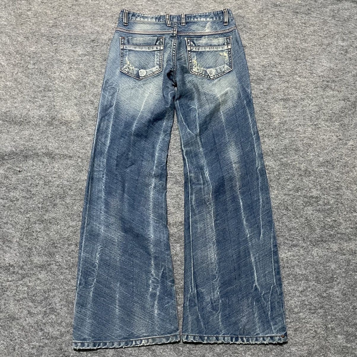 Japanese Brand Japanes brand A&Kei mudwash flare denim Size US 31 - 2 Thumbnail