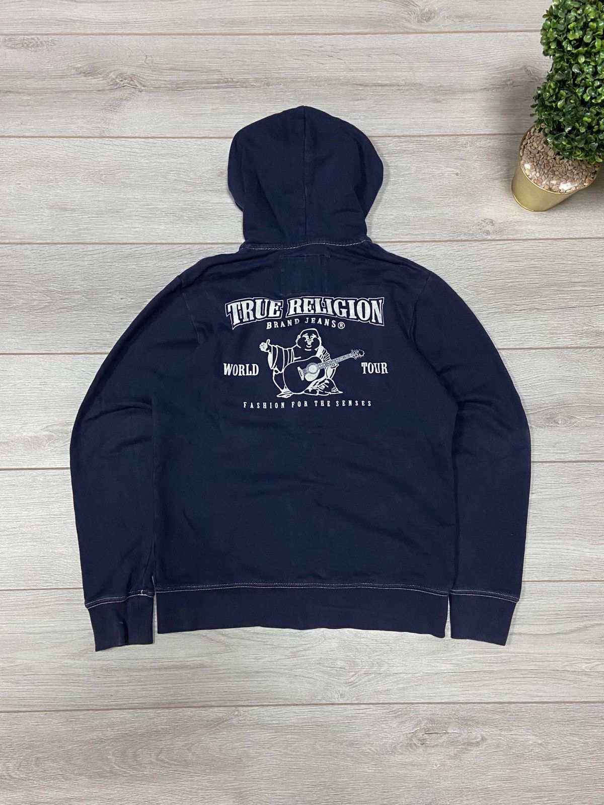 True Religion True Religion big logo Buddha vintage stitched hoodie horse Size US M / EU 48-50 / 2 - 2 Thumbnail