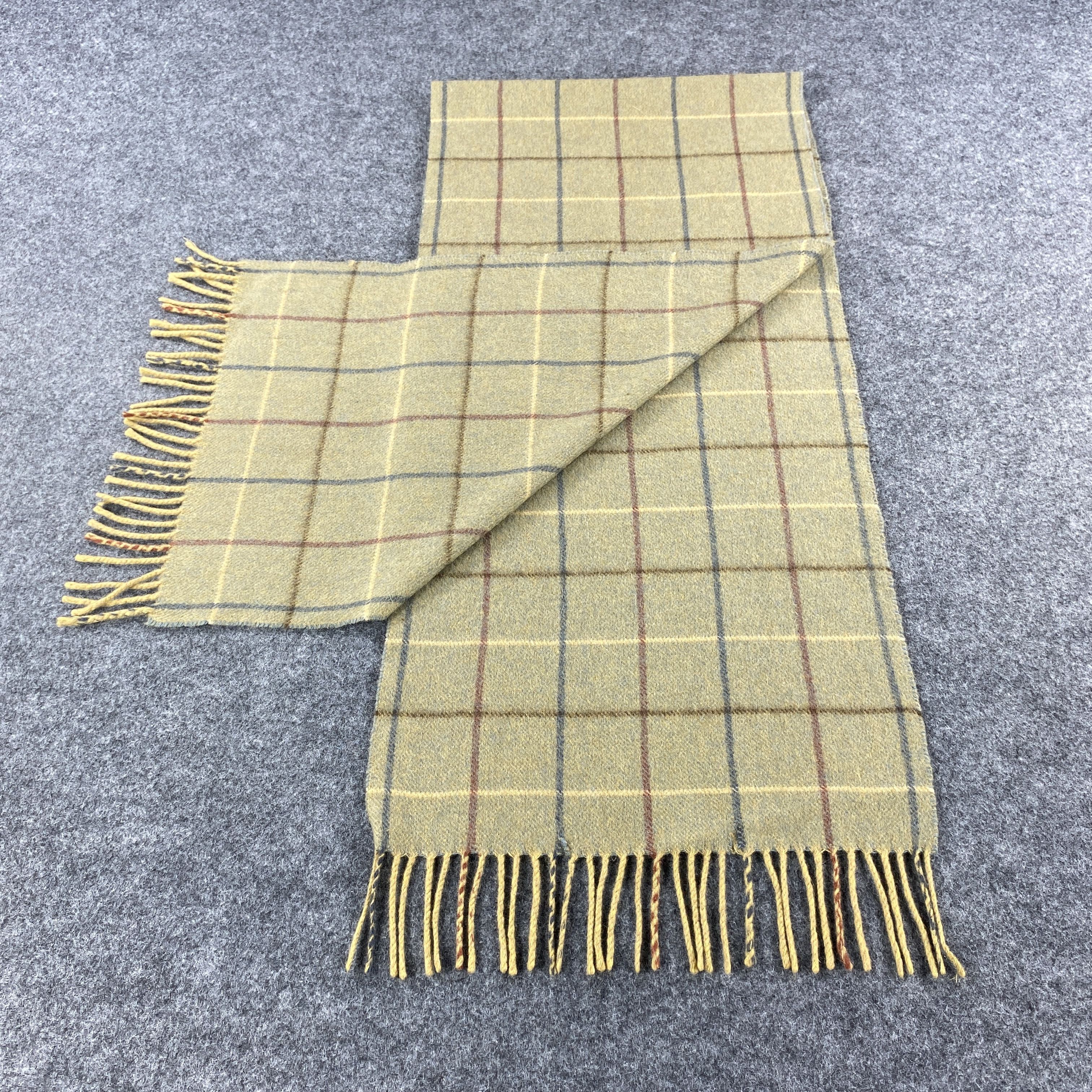 Burberry × Vintage Burberrys Scarf # Muffler # Neckwear # D540 Size ONE SIZE - 4 Thumbnail