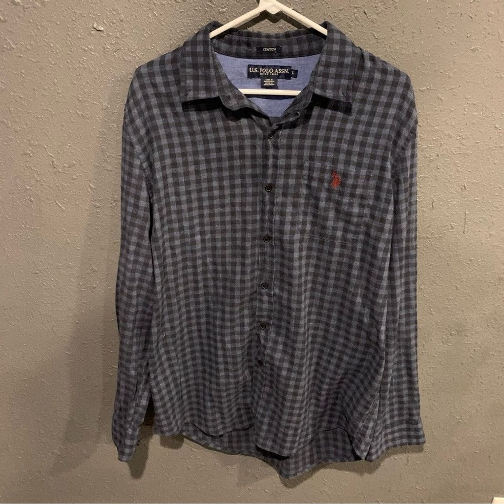 U.S. Polo Assn. Men’s US Polo Association Button Up Flannel Size US L / EU 52-54 / 3 - 1 Thumbnail