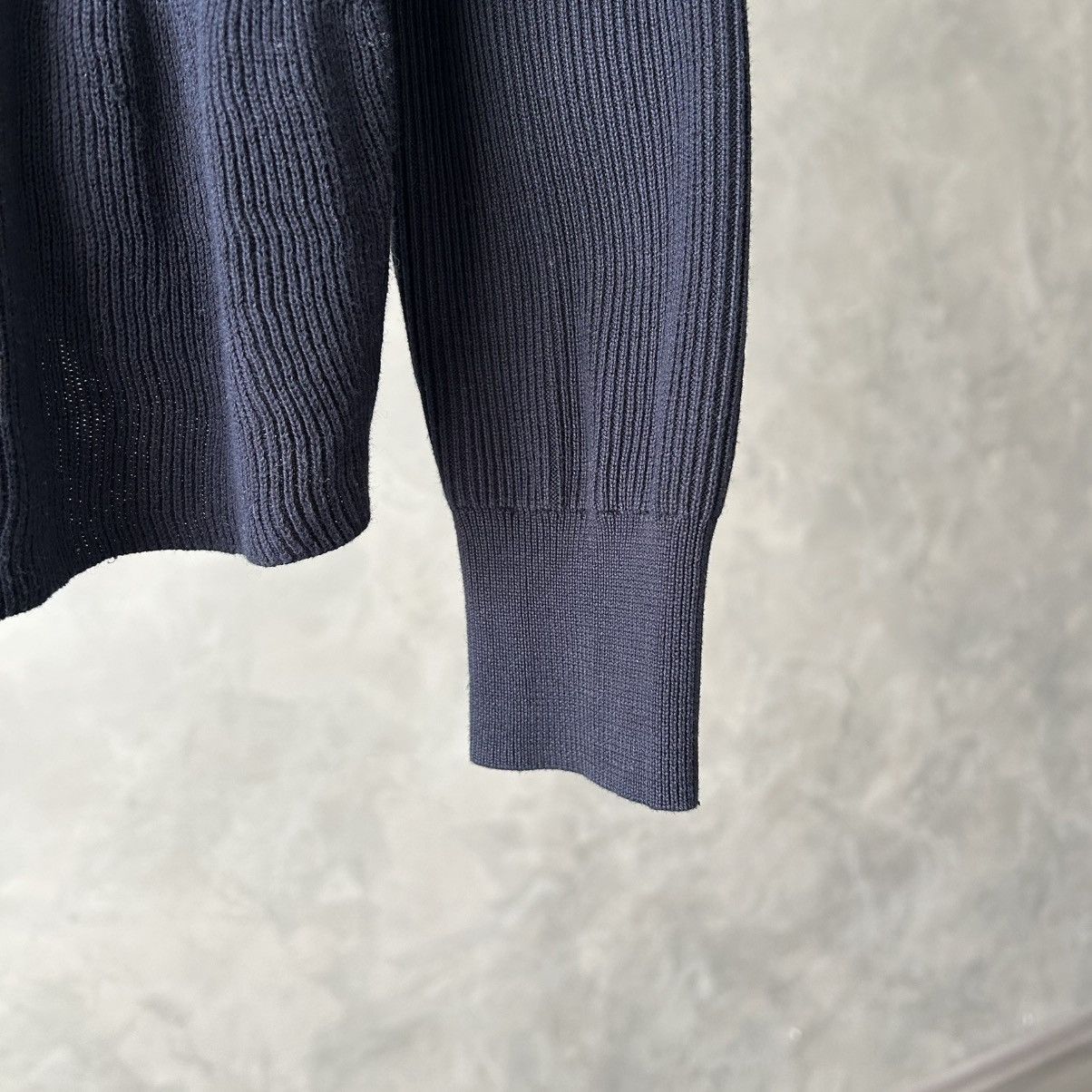 Dries Van Noten Dries Van Noten Ribbed Peplum Ruffle Neck Sweater I Size S / US 4 / IT 40 - 6 Thumbnail