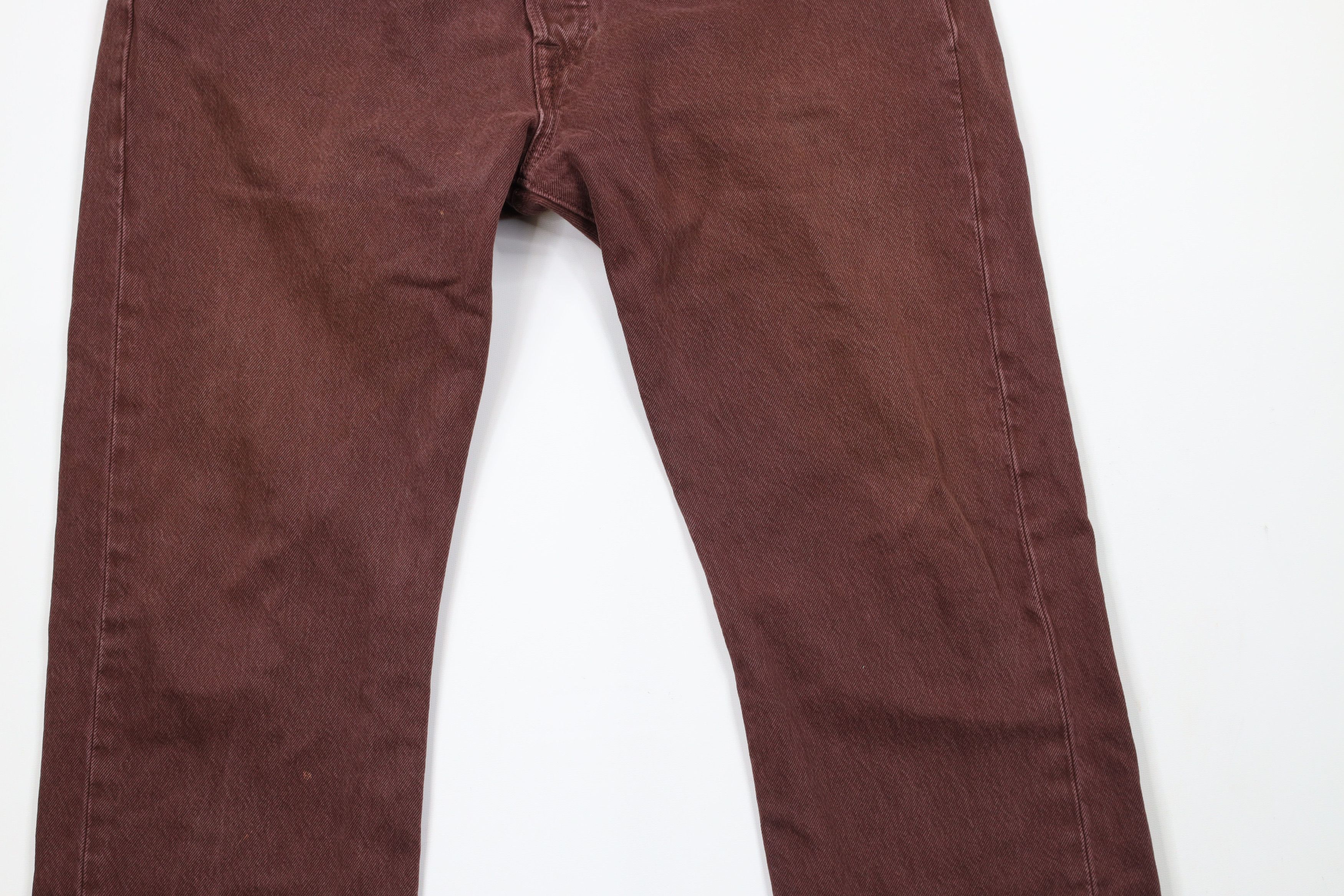 Levi's × Vintage Vintage Y2K Levis 501xx Button Fly Original Fit Jeans Red Size US 36 / EU 52 - 3 Thumbnail
