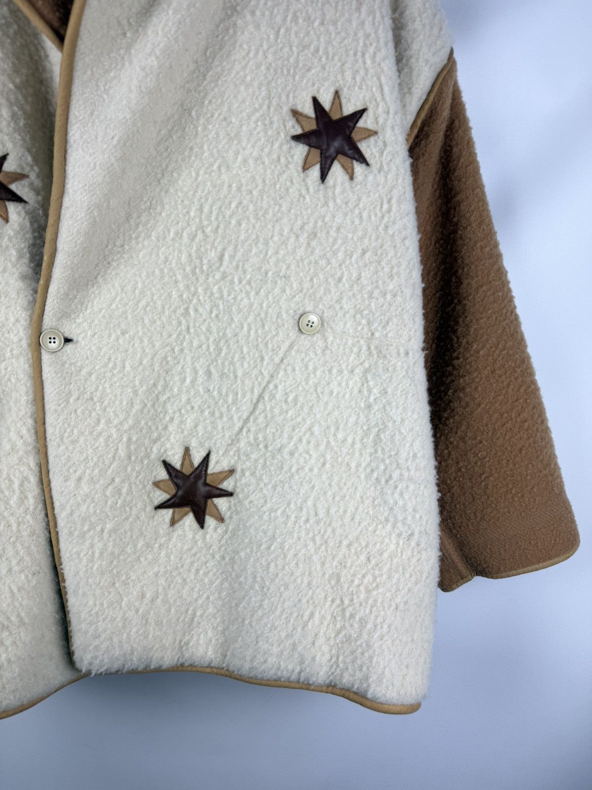 Jean Charles De Castelbajac Rare VTG Jean Charles De Castelbajac Heavy Wool Coat Jacket Size XXL / US 16-18 / IT 52-54 - 19 Thumbnail
