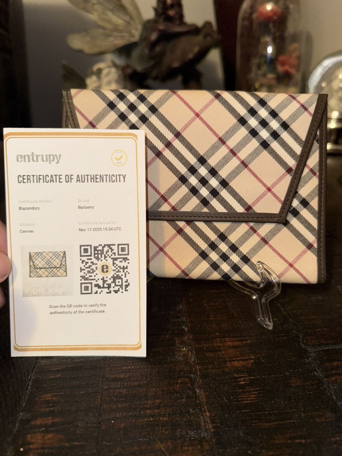 Burberry Burberry Nova Check Bifold Organizer Size ONE SIZE - 6 Thumbnail