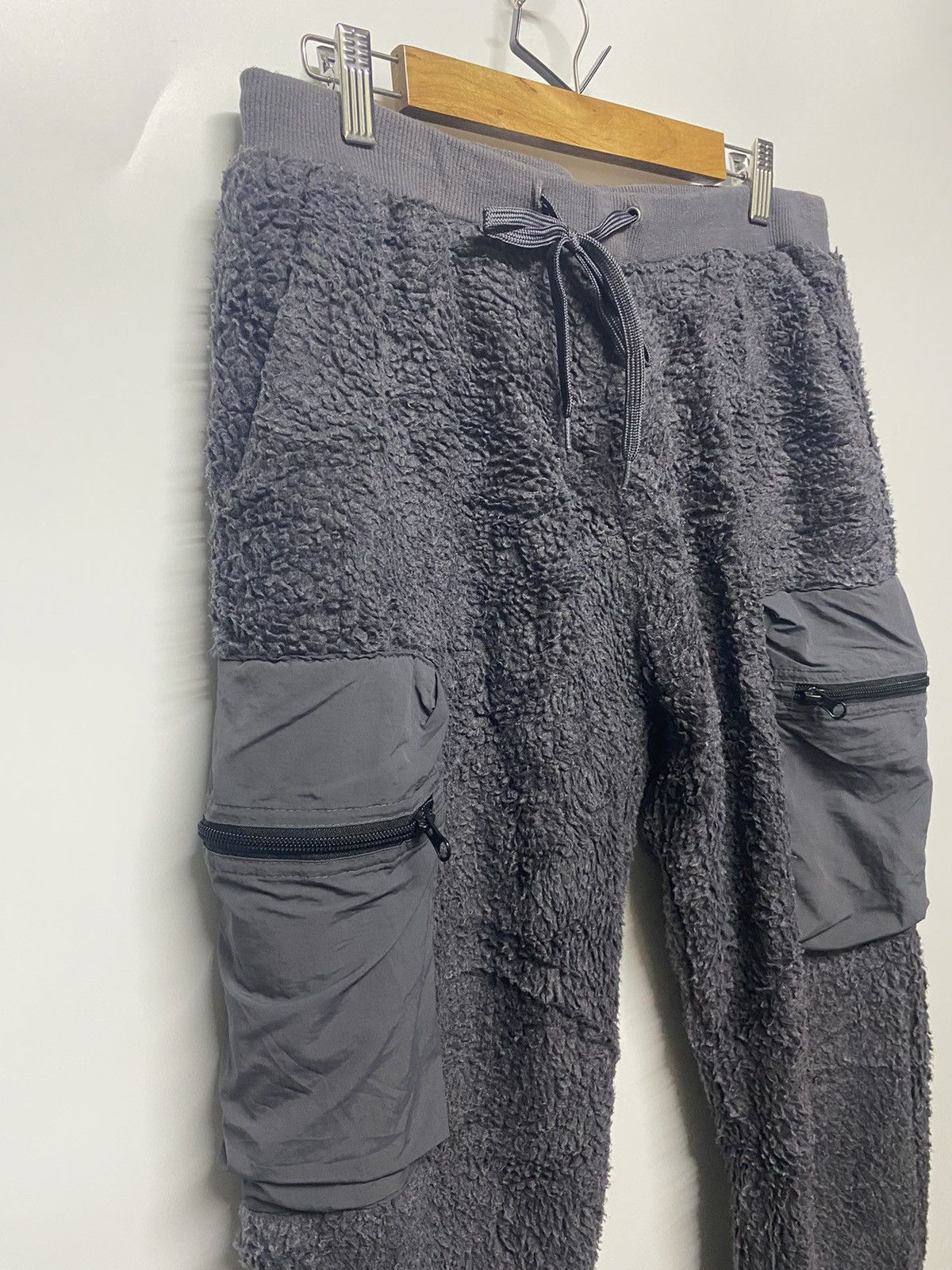 Japanese Brand Find Out Jogger Multi Pocket Cargo Outdoor Sherpa Fleece Size US 32 / EU 48 - 7 Thumbnail