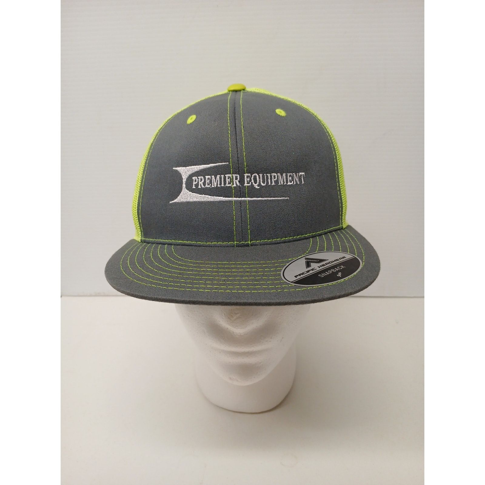 Other Pacific (OSFM) Neon Green Mesh Snapback Hat/Cap Size ONE SIZE - 2 Thumbnail
