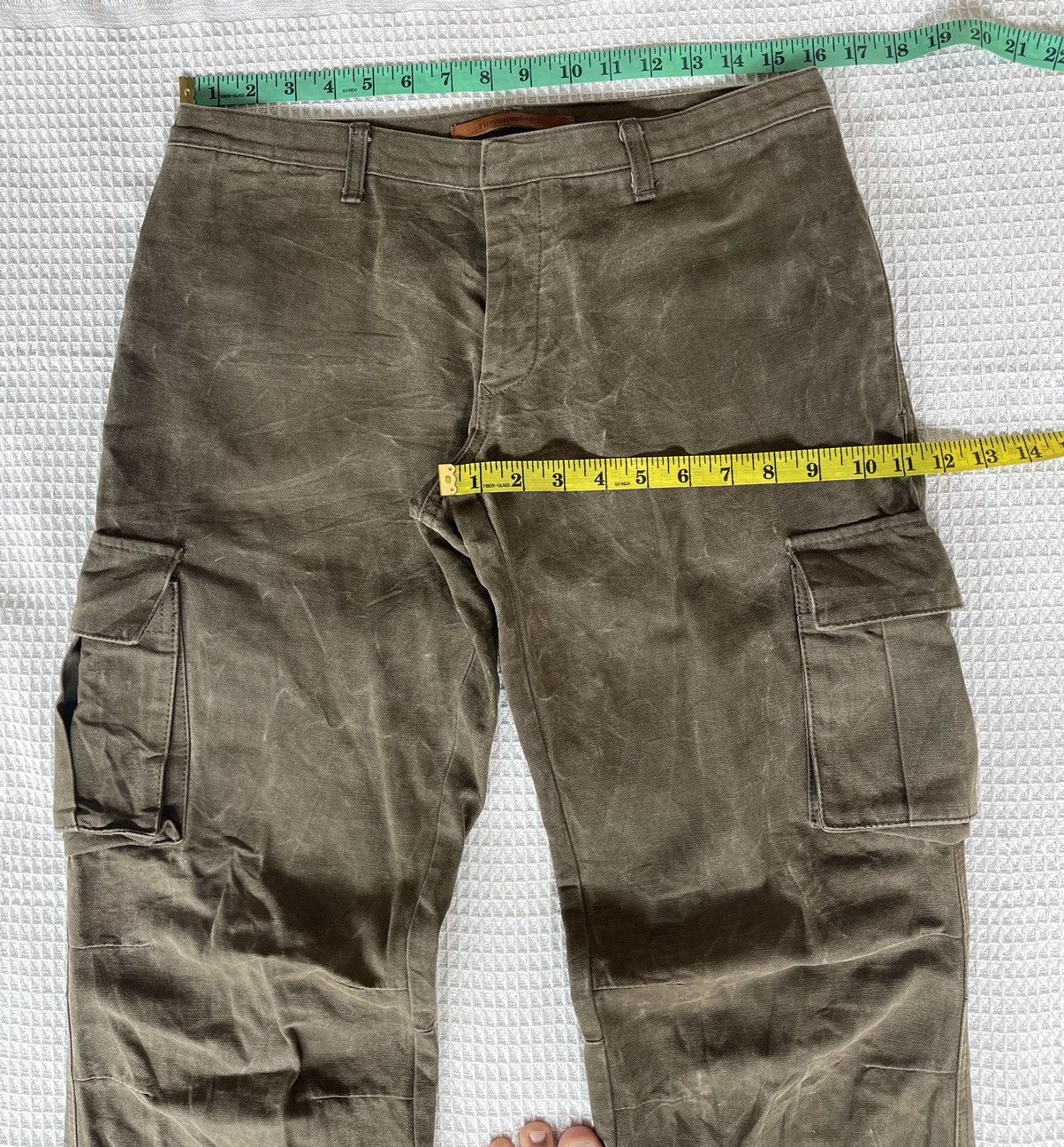 RIPVANWINKLE 🔥RIP VAN WINKLE JAPAN🔥Oil Coating Flared Cargo Pants 90s Size US 32 / EU 48 - 4 Thumbnail