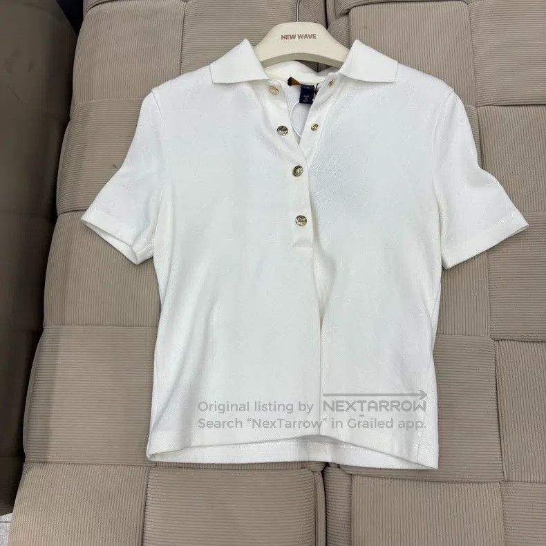 Louis Vuitton Louis Vuitton Old-print dark stripe polo shirt Size US XS / EU 42 / 0 - 1 Thumbnail