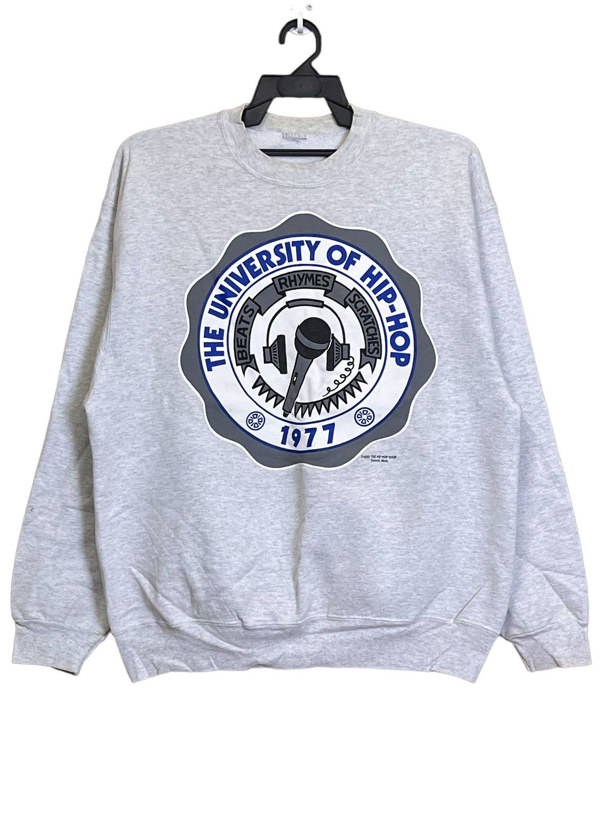 Rap Tees VINTAGE 90s THE HIP HOP SHOP by MAURICE MALONE SWEATSHIRT Size US L / EU 52-54 / 3 - 1 Thumbnail