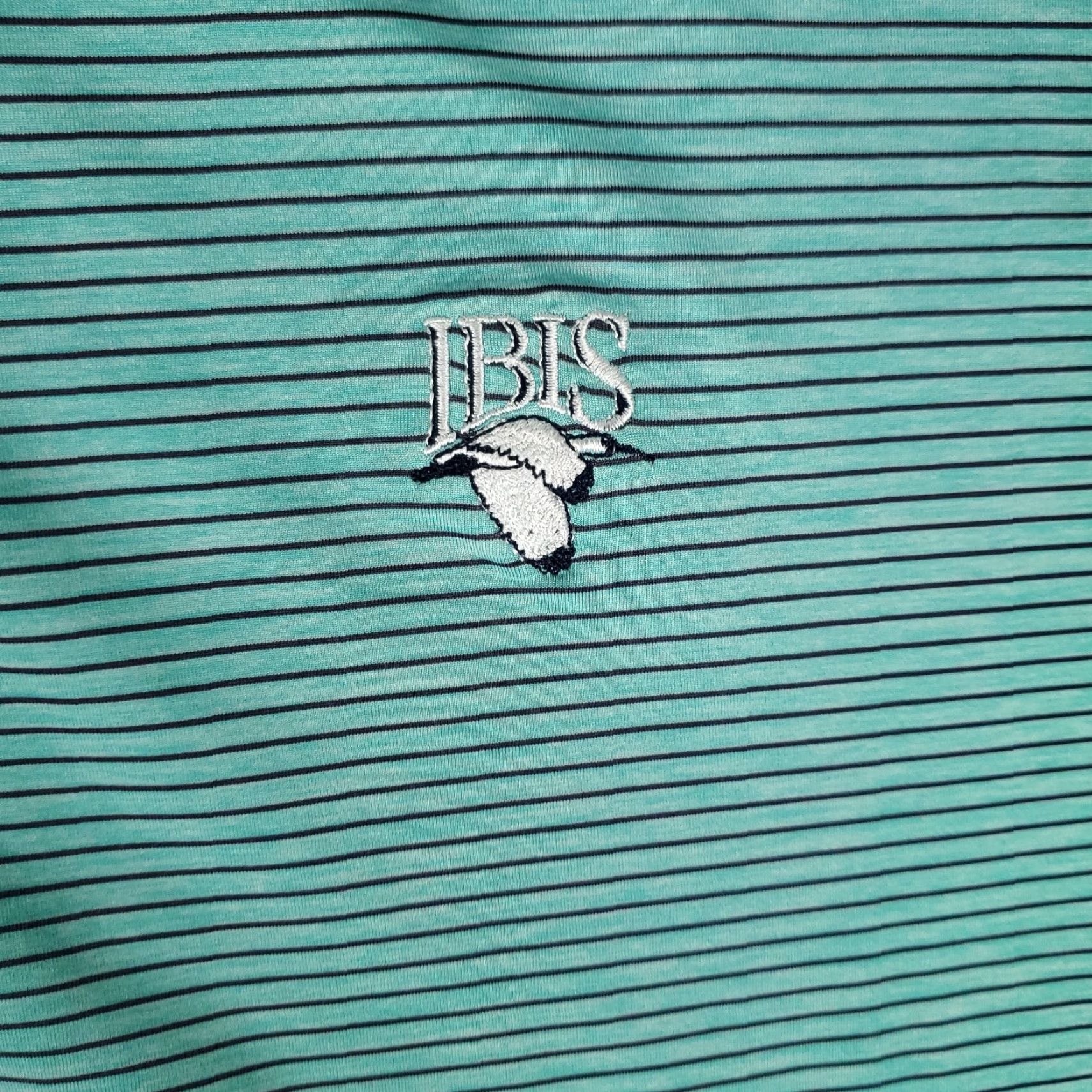 Footjoy FJ Polo Shirt Mens Medium Green Striped Golf Casual Short Sleeve Shirt Size US M / EU 48-50 / 2 - 3 Thumbnail