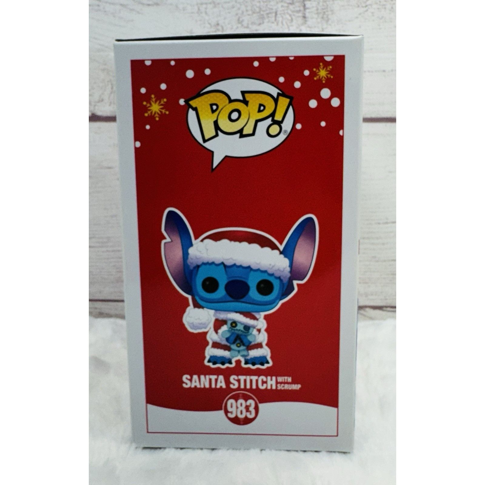 Disney Funko Pop! Disney Santa Stitch with Scrump Vinyl Figure Hot Size ONE SIZE - 4 Thumbnail