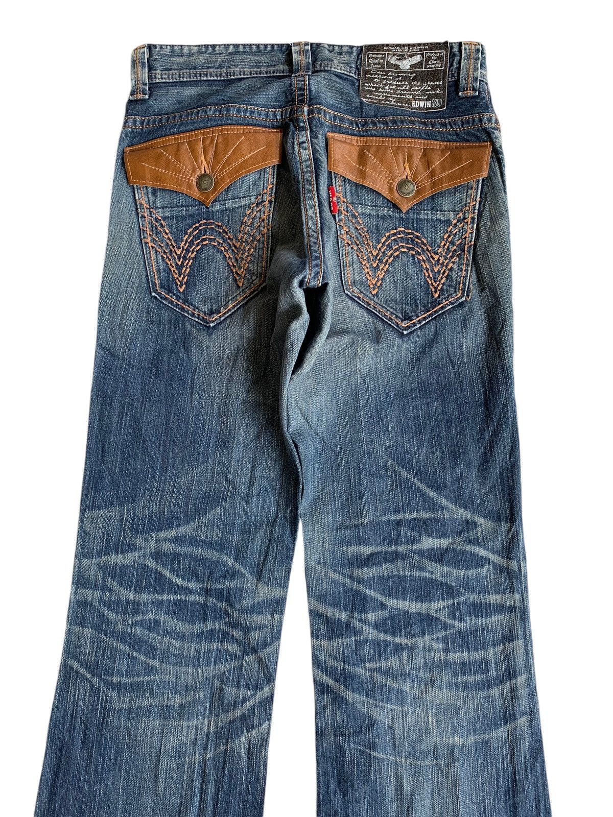 Kapital FLARE EDWIN NAVAJO HIPPIES STYLE & FADED AND RUSTY DENIM☠️🎌🌈 Size US 32 / EU 48 - 6 Thumbnail