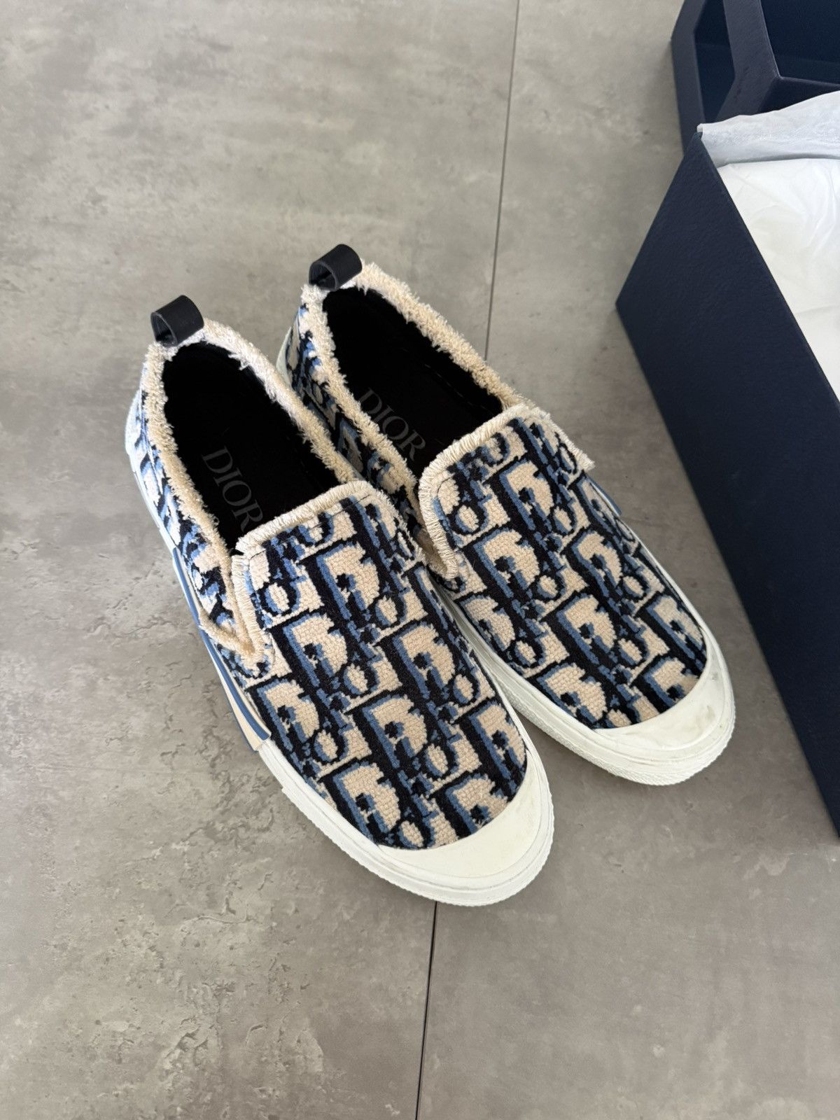 Dior B23 Slip-On Sneaker Oblique Tapestry Shoes