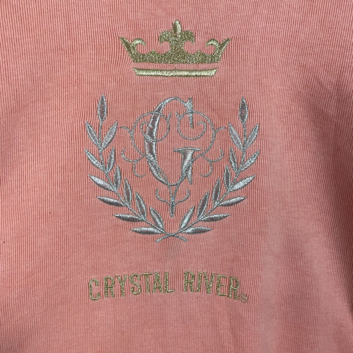 Japanese Brand Vintage Crystal River Big Logo Sweatshirt Size US M / EU 48-50 / 2 - 10 Thumbnail
