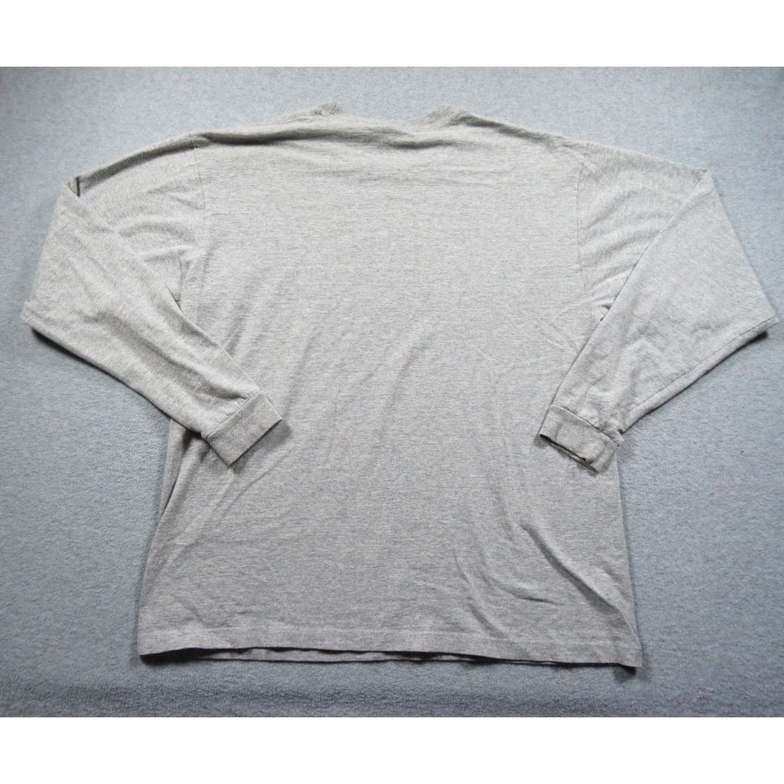 Nike VINTAGE Nike Shirt Mens Medium Gray Long Sleeve Y2K Tee Crewneck Adult Casual Size US M / EU 48-50 / 2 - 4 Thumbnail