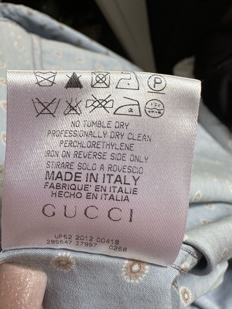 Gucci Gucci 2012 Cotton/silk Button Shirt Size US M / EU 48-50 / 2 - 4 Thumbnail