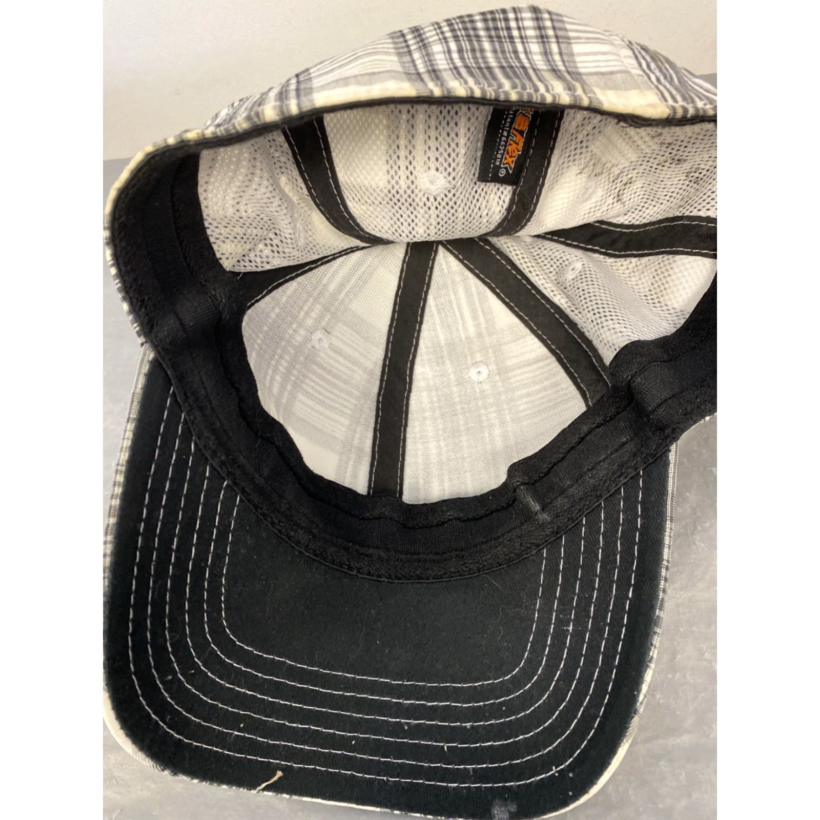 Dickies Dickies Baseball Cap Mens Multicolor Plaid One Size Curved Brim Logo Adjustable Cotton Canvas Cap Mens Size ONE SIZE - 7 Thumbnail