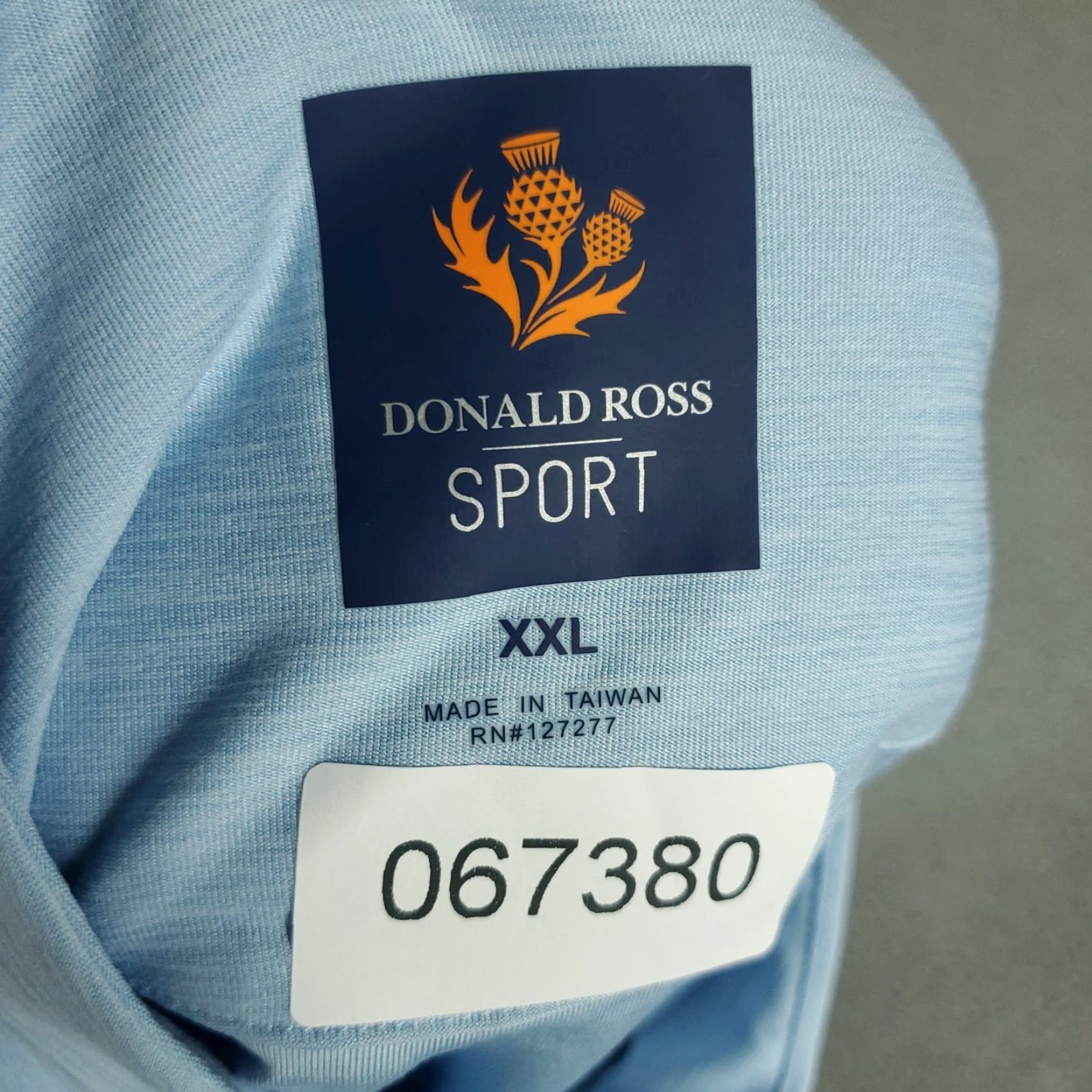 Vintage Donald Ross T Shirt Mens 2XL Blue Golf 1/4 Zip Pullover Long Sleeve STAINED Size US XXL / EU 58 / 5 - 7 Thumbnail