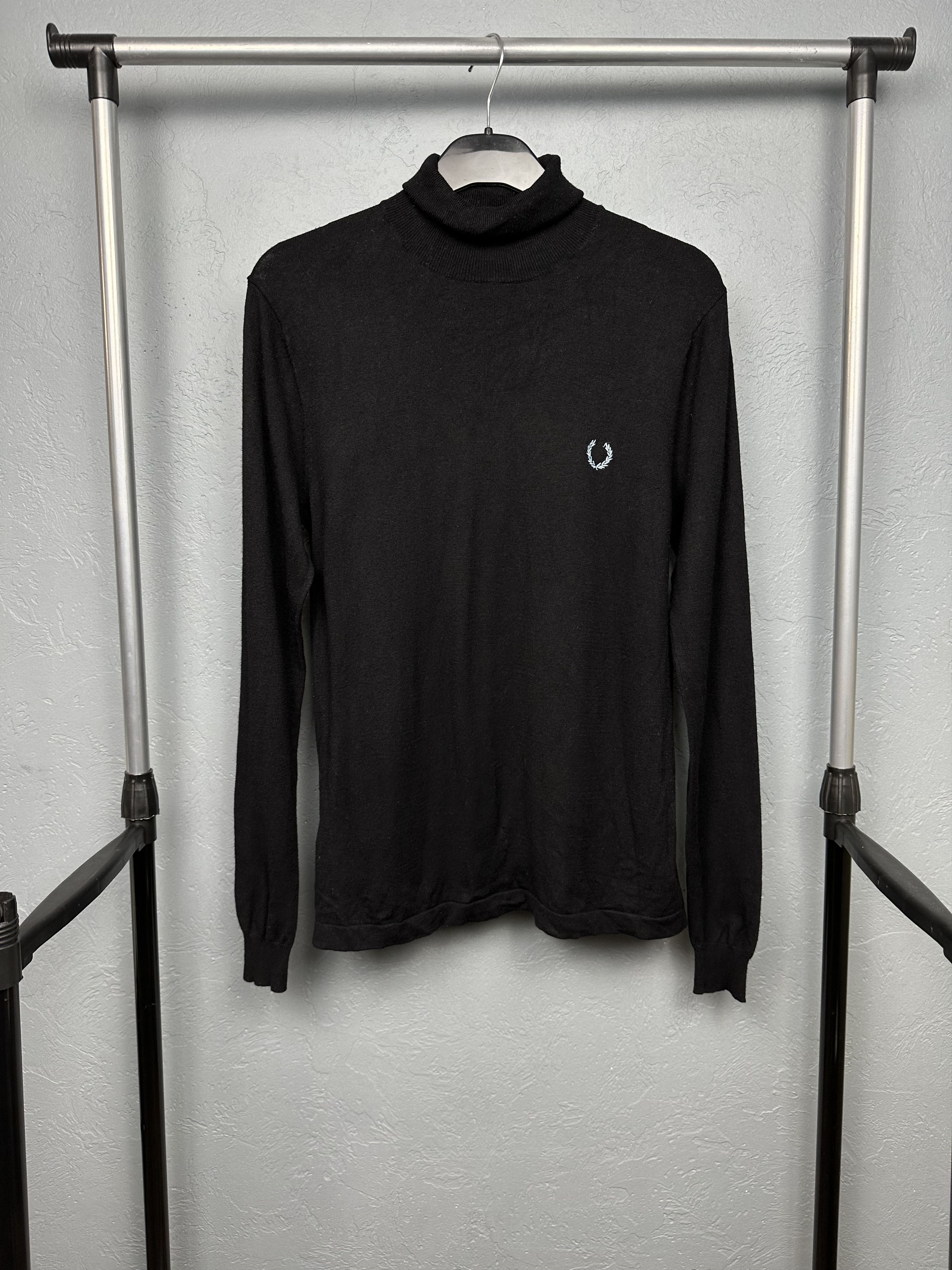 Raf Simons X Fred Perry High Neck Wool Sweater