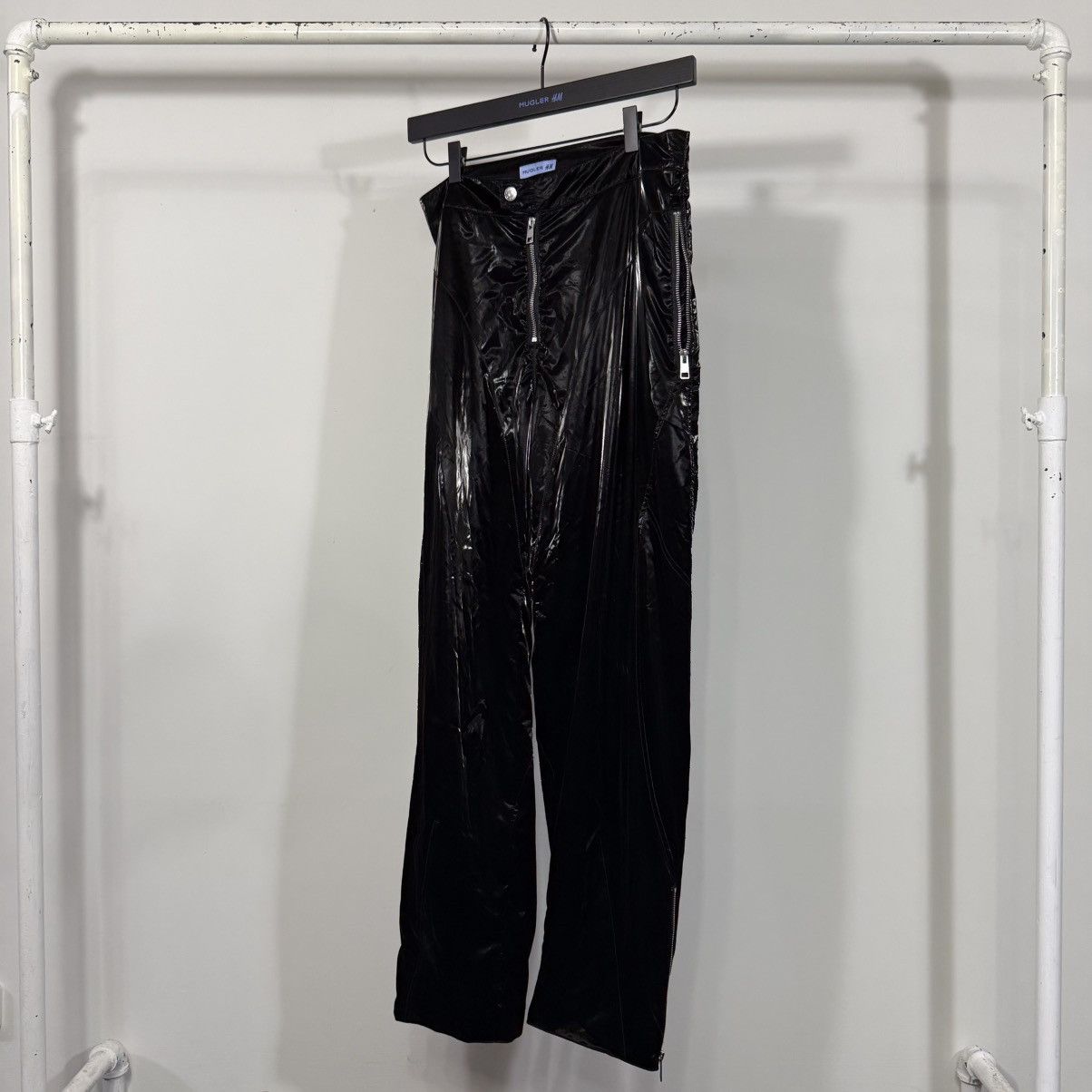 H&M × Mugler × Thierry Mugler Mugler H&M biker pants Size US 33 - 4 Thumbnail