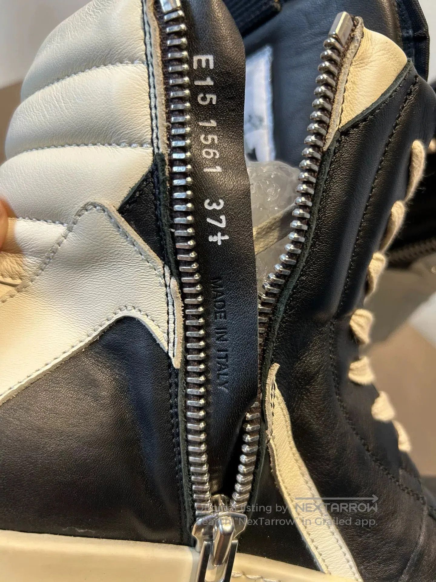 Rick Owens rick owens black leather high. Size US 7.5 / EU 40-41 - 6 Thumbnail