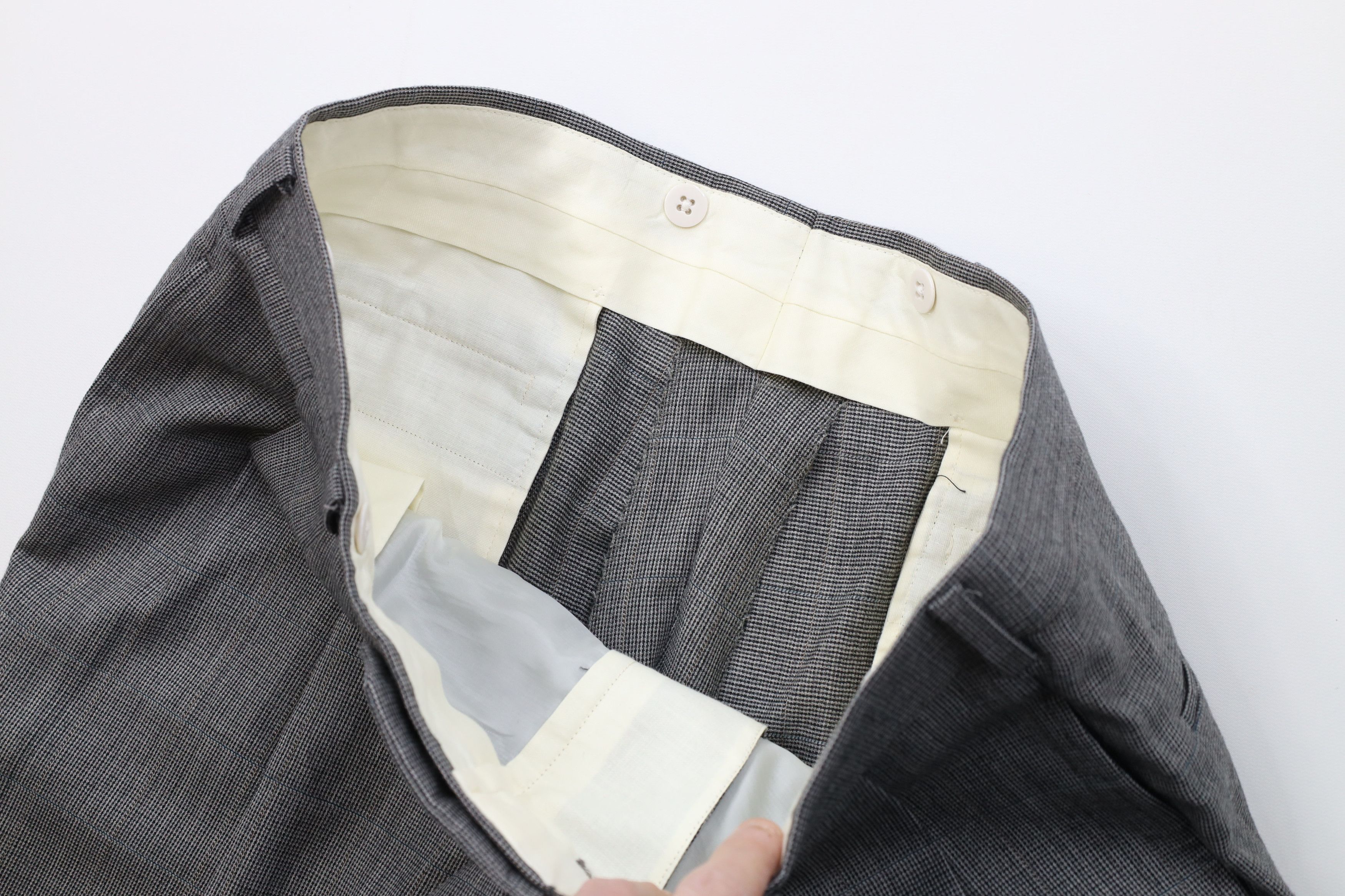 Vintage Vintage 70s Streetwear Wide Leg Chino Pants Houndstooth USA Size US 36 / EU 52 - 8 Thumbnail