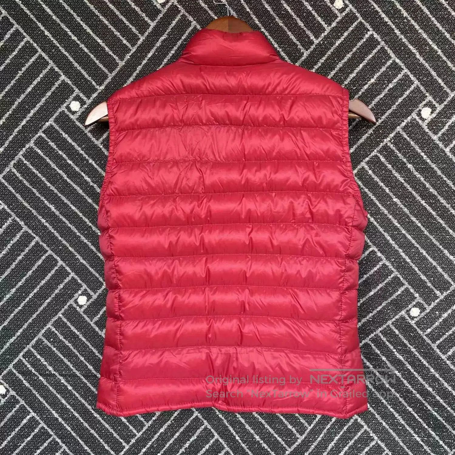 Moncler slim red down vest by Moncler. Size US XS / EU 42 / 0 - 2 Thumbnail