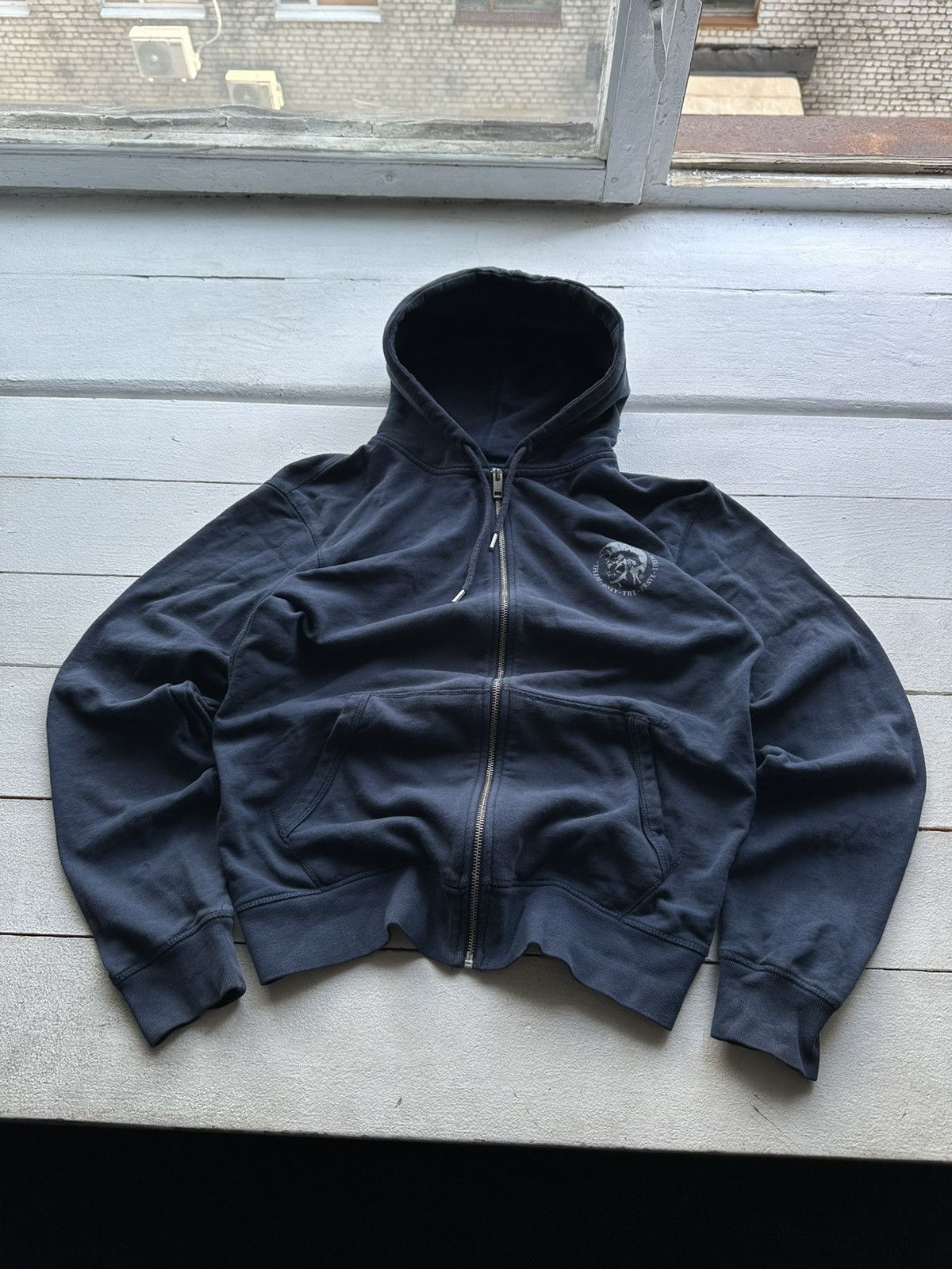 Diesel 🚨DIESEL HYPE BLUE HOODIE BIG LOGO BOXY FIT DENIM DIVISION Size US M / EU 48-50 / 2 - 1 Thumbnail