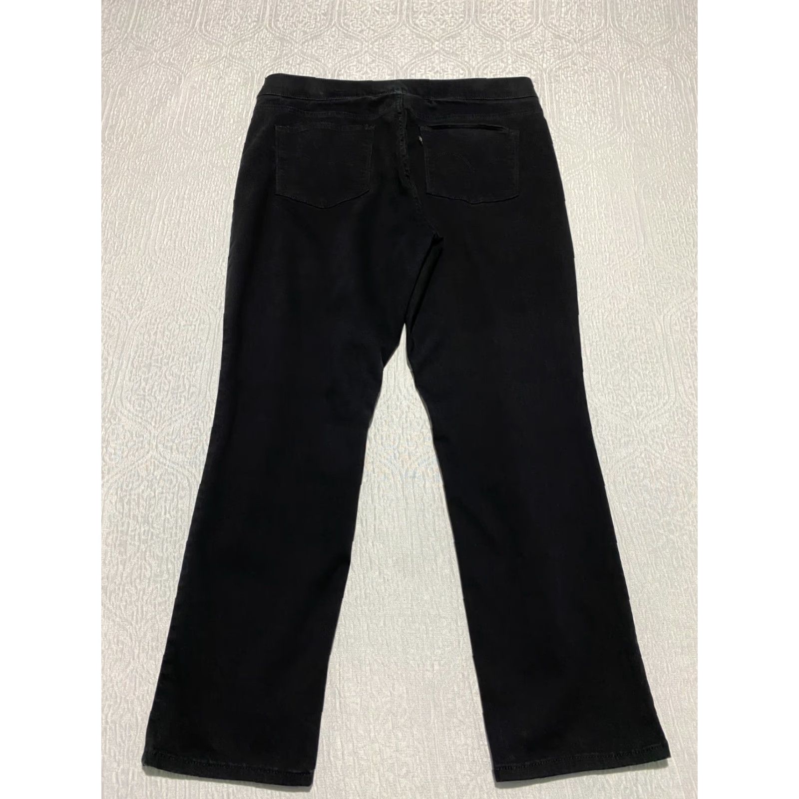 Levi's Levi's Jeans Pull On Skinny Leggings Women 16 Black Elastic Waist 34×28 5-Pocket Design Size 24" / US 00 / IT 34 - 2 Thumbnail