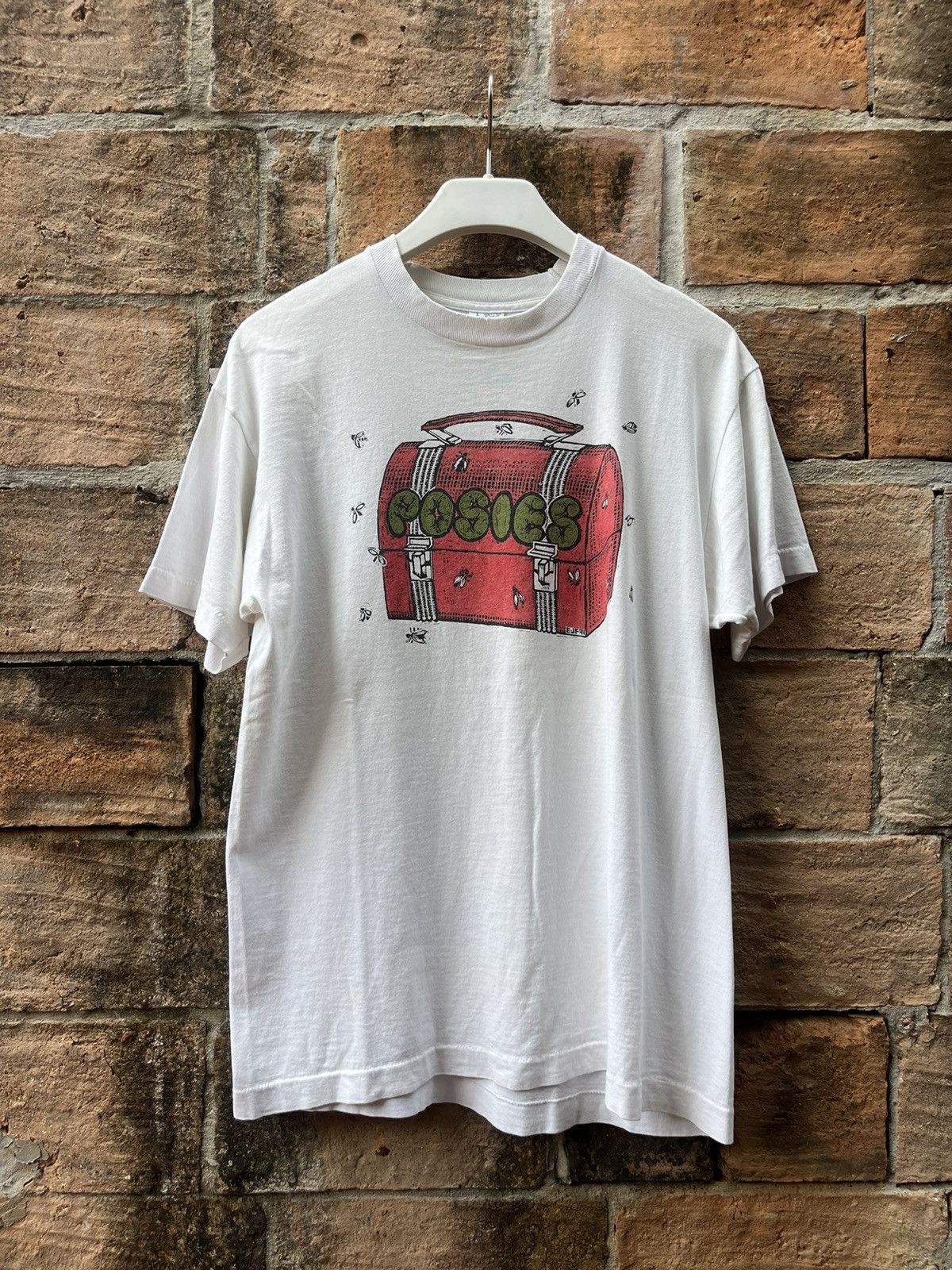 Vintage Vtg POSIES RedBag Parody SUB POP Logo 90’s Tshirt Size US L / EU 52-54 / 3 - 2 Thumbnail