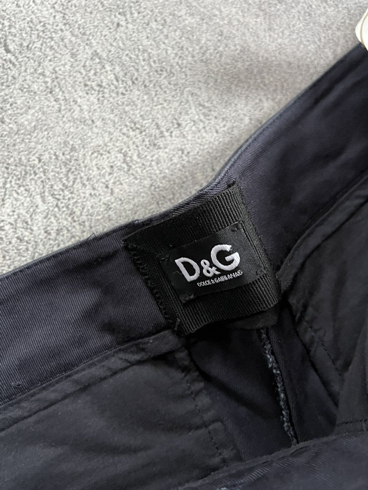 Dolce & Gabbana Dolce & Gabbana Navy Slim Straight Fit Dress Pants Size 42 Size 28" / US 6 / IT 42 - 6 Thumbnail
