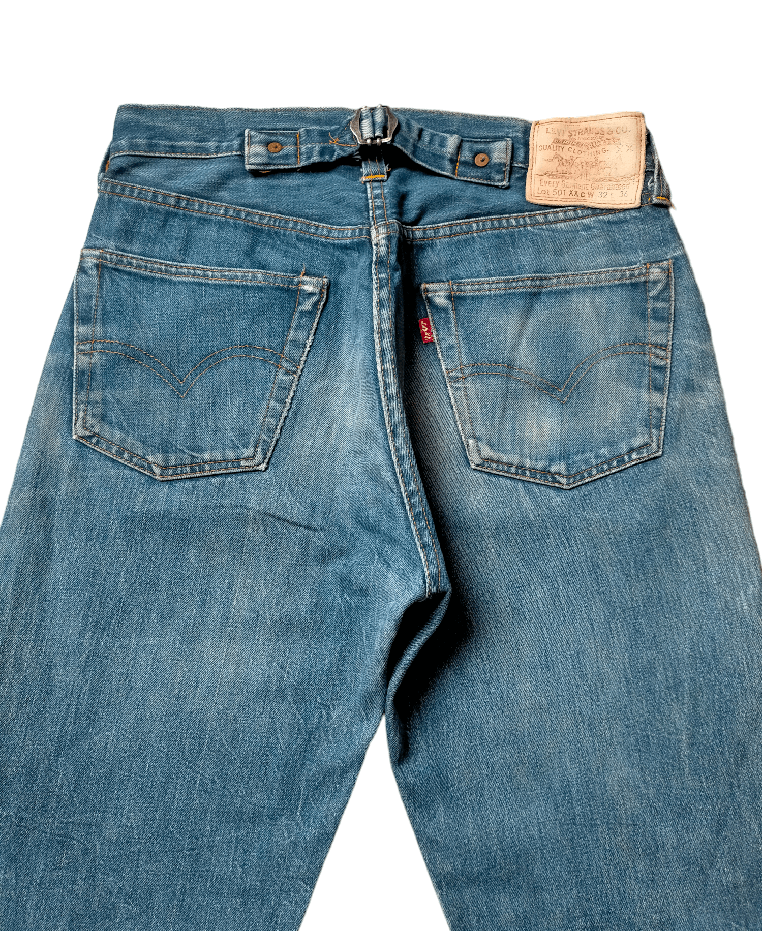 Levi's Vintage Clothing Vintage 90s Levis 501xx Big E Selvedge Jeans Size US 30 / EU 46 - 2 Thumbnail