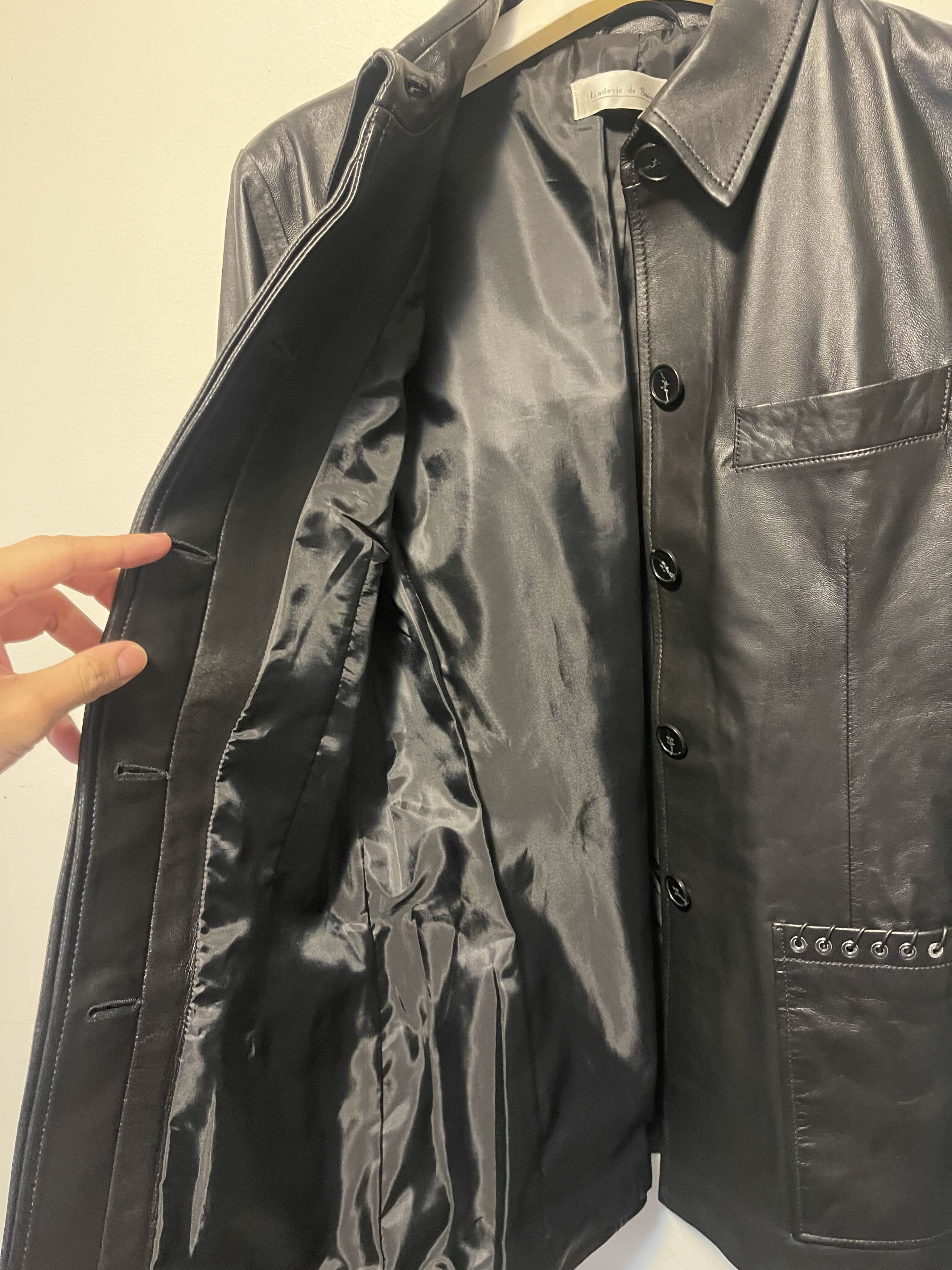 Ludovic De Saint Sernin LUDOVIC DE SAINT SERNIN Gail Leather Jacketa Size US M / EU 48-50 / 2 - 2 Thumbnail