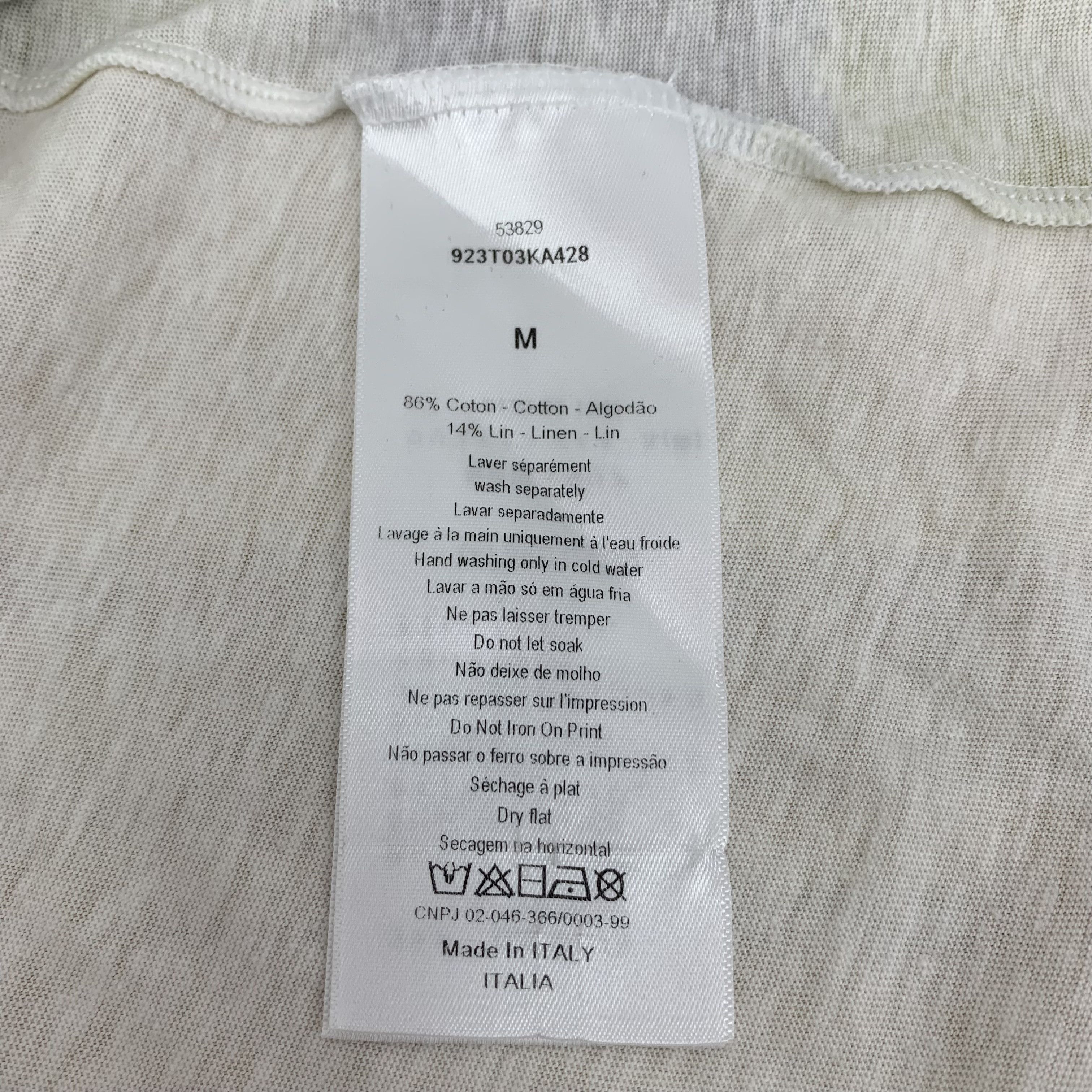 Dior Dior Kaleidoscope Cotton T-Shirt M Size US M / EU 48-50 / 2 - 5 Thumbnail