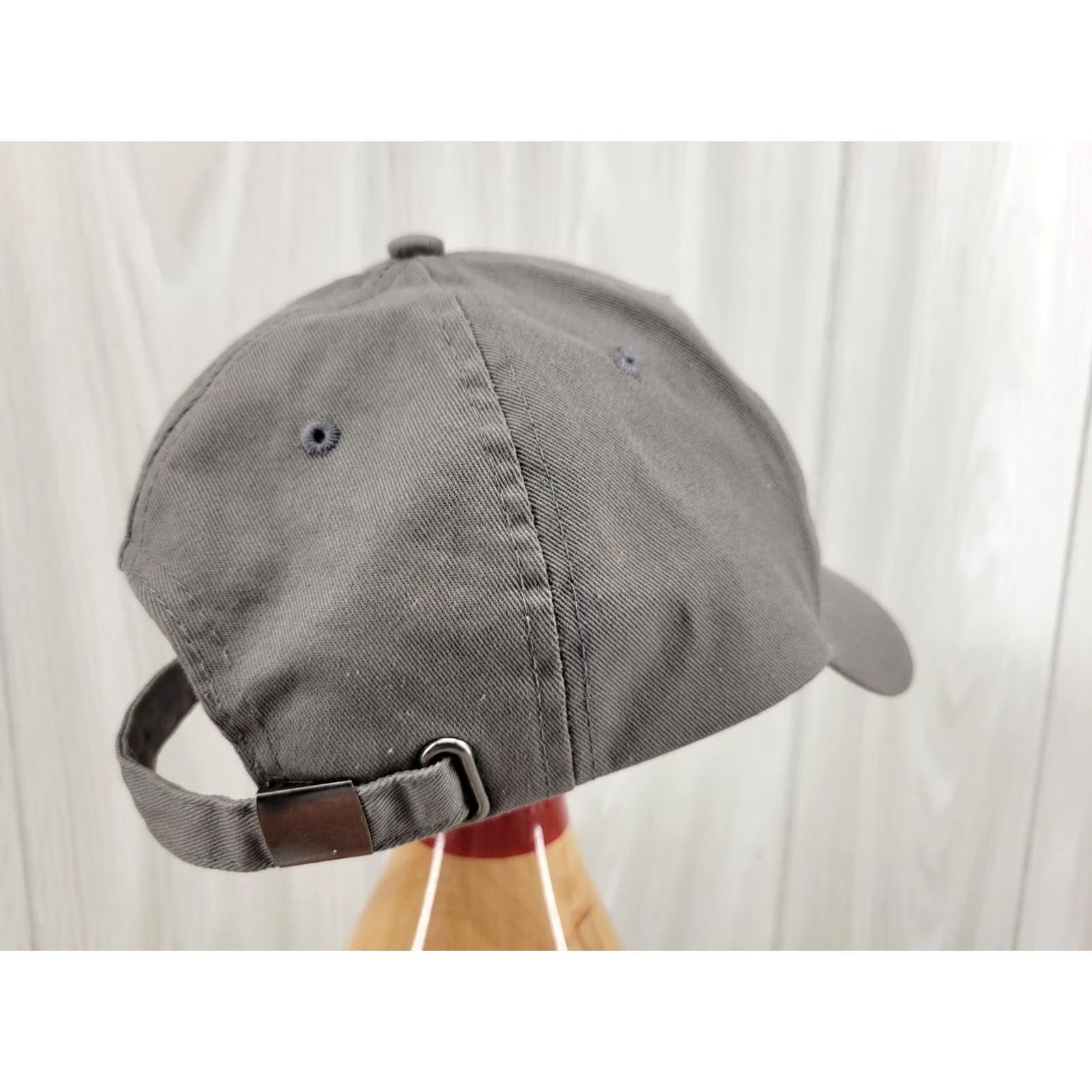 Apple Jim Beam Apple Mens Trucker Hat Adjustable Cap Embroidered Gray One Size Fits All Logo Size ONE SIZE - 7 Thumbnail