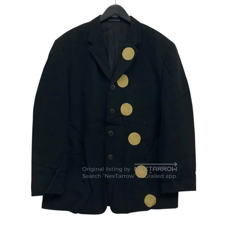 Yohji Yamamoto Yohji Yamamoto 96aw Discharged Mirror Flower Water Moon Ja Size US S / EU 44-46 / 1 - 1 Thumbnail