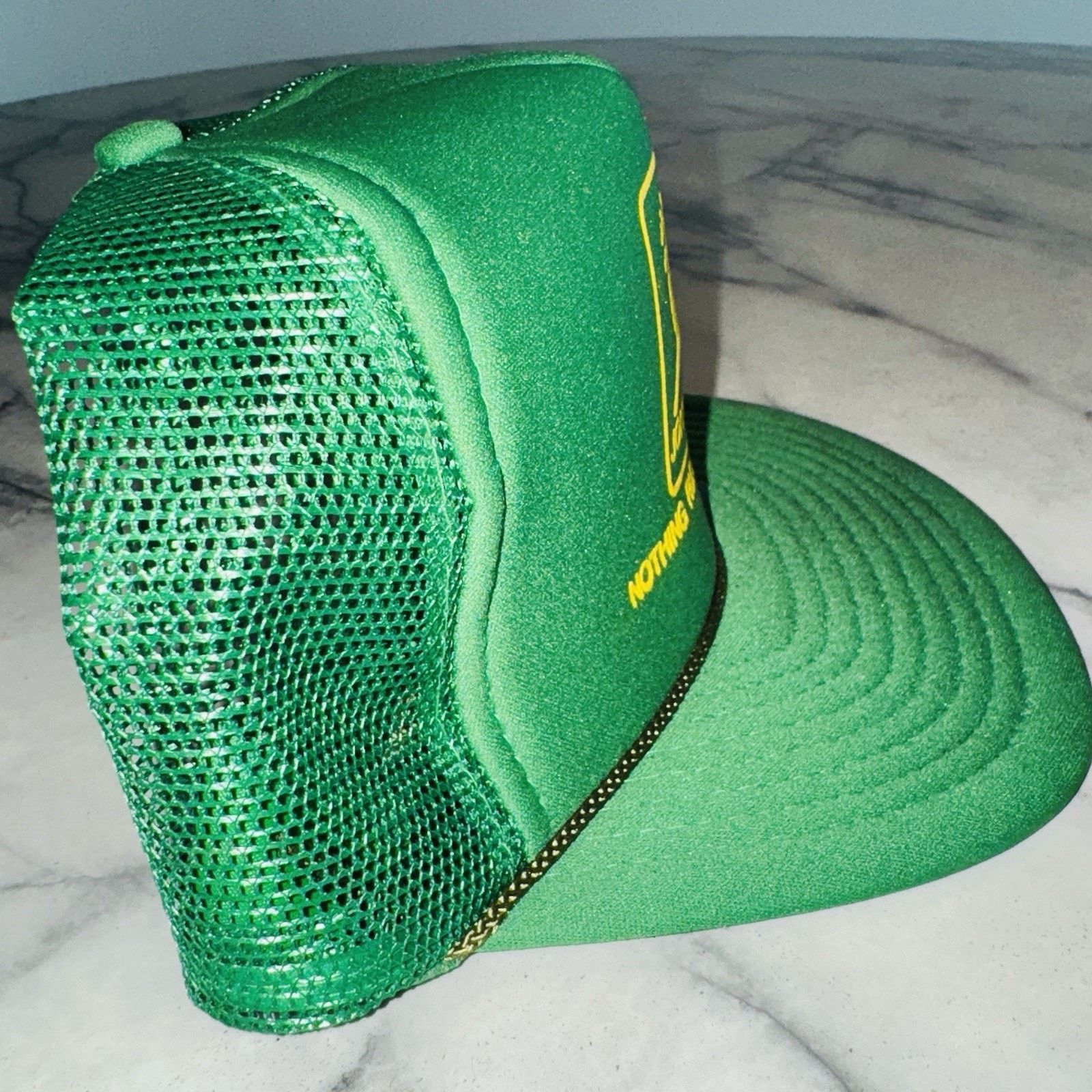 NEW Vintage 80s SnapBack Trucker Hat John Deere Rope Flat